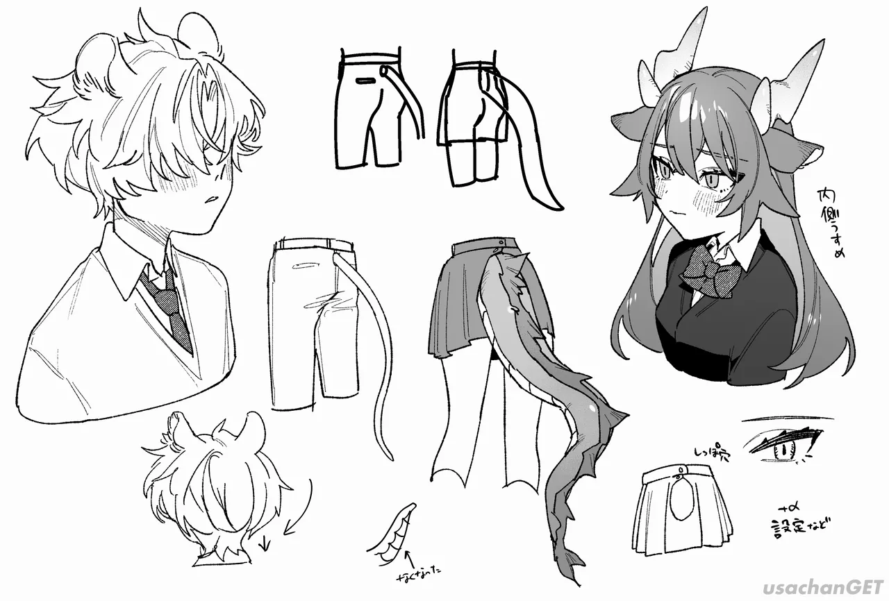 ♂ ga Uke. Midori Ryuu x Nezumi-kun page 89 original parody - schoolgirl uniform femdom hentai manga - read online free