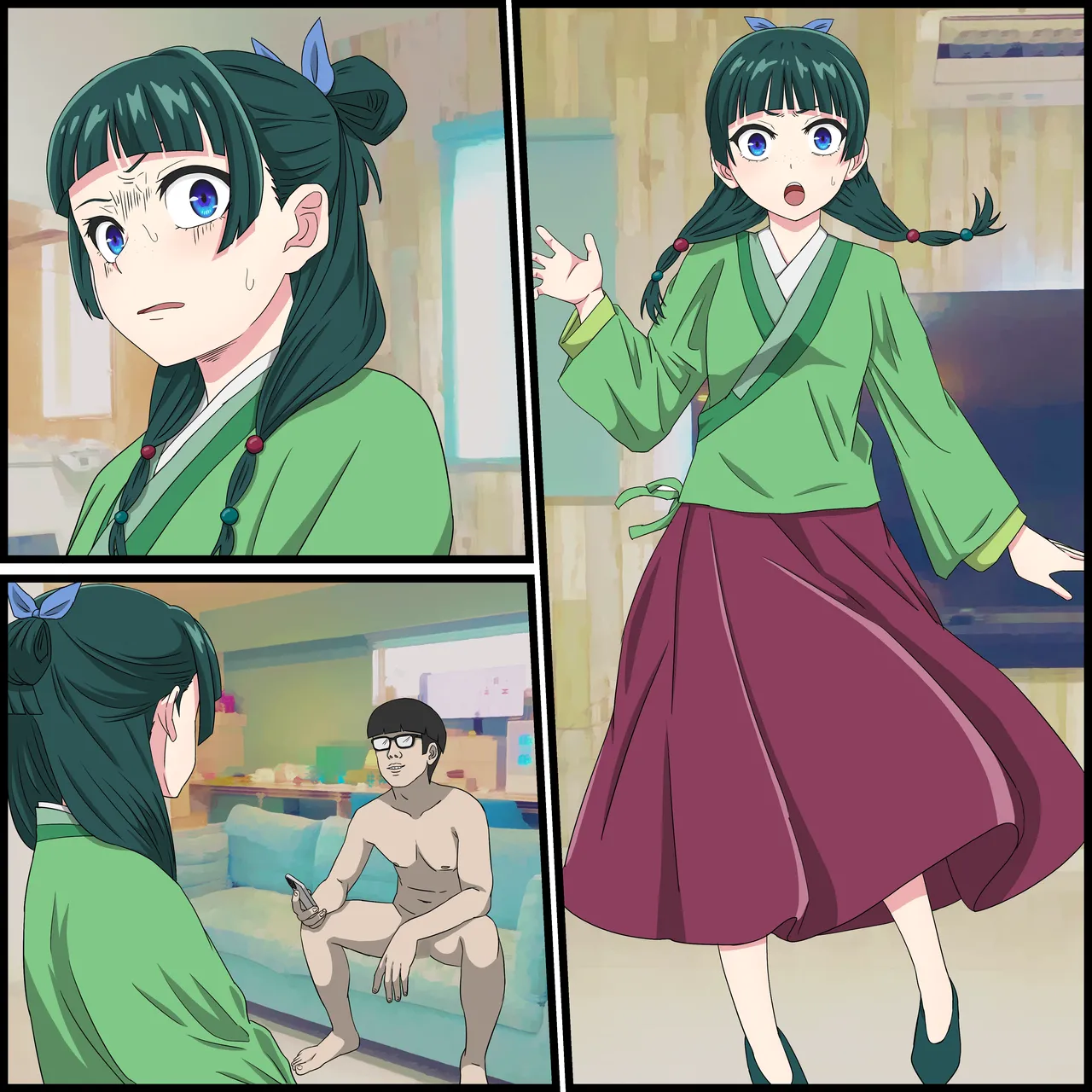 Anime Chara to Sex Dekiru Appli 11, Maomao Hen page 23 featuring maomao kusuriya no hitorigoto parody - glasses nakadashi hentai manga - read online free