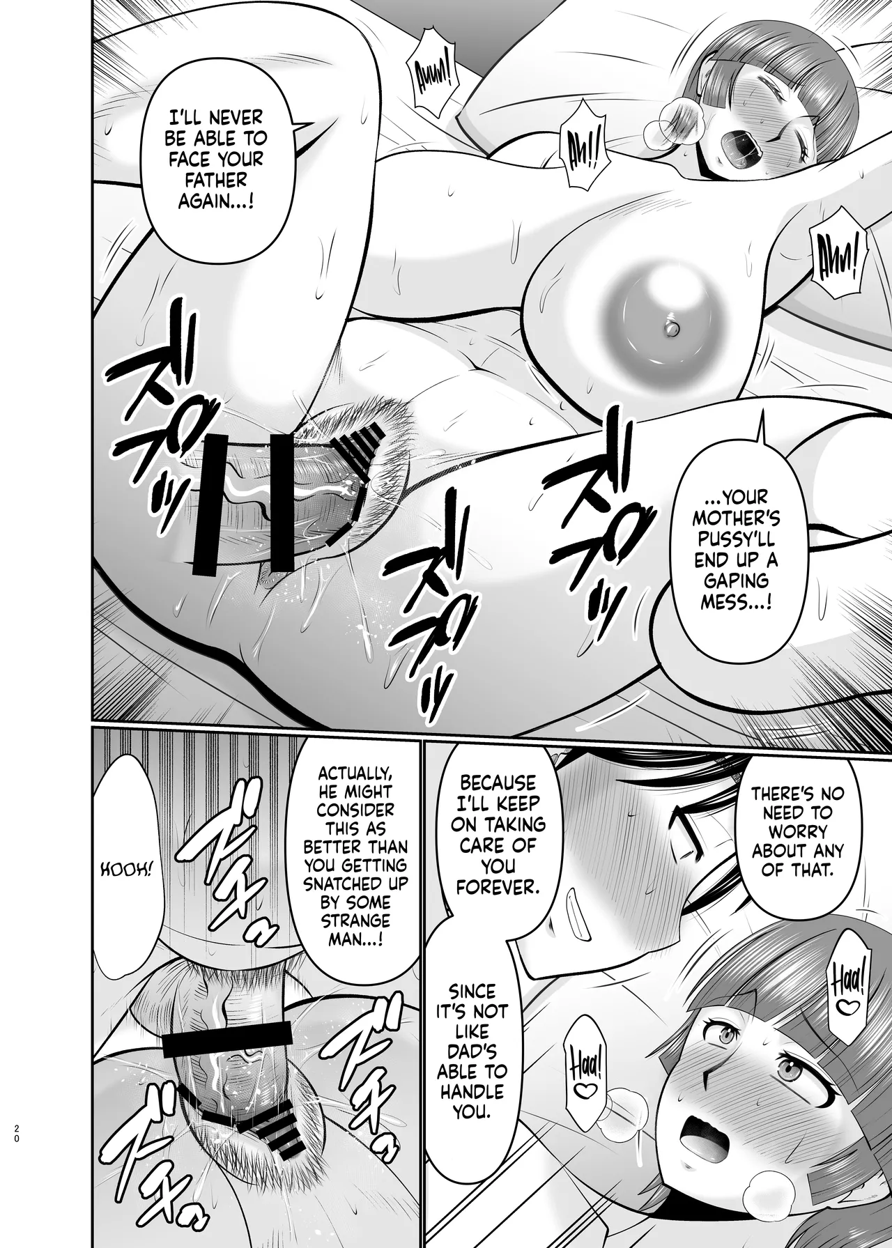 Kaa-san, Ore de Yokunai? | Mom, Am I Not Good Enough? page 20 original parody - sole female sole male hentai manga - read online free