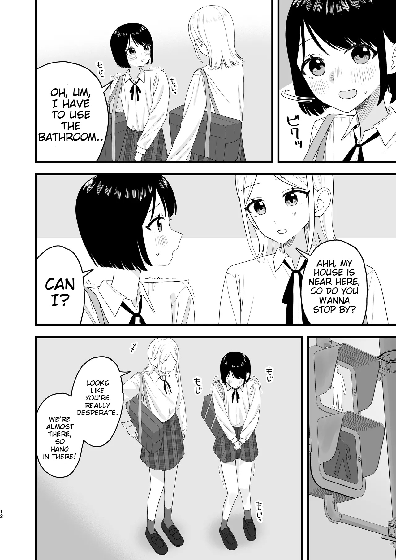 Gaman shite Dasu no tte Kimochii!! | Peeing After Holding it in Feels so Good!! page 12 original parody - no penetration schoolgirl uniform hentai manga - read online free
