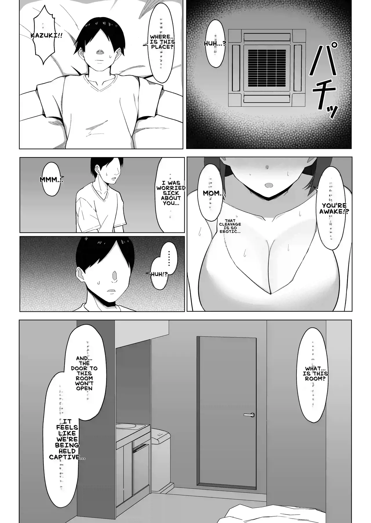 [Mustard Teikoku (Europia)] Kaa-chan to Sex Shinai to Derarenai Heya ~Kuchiurusai Haha to Hankouki no Ore~ | My annoying Mother and I, who's going through rebellious Phase [English] [BroadHareBreeder] page 12 original parody - milf big breasts hentai manga - read online free