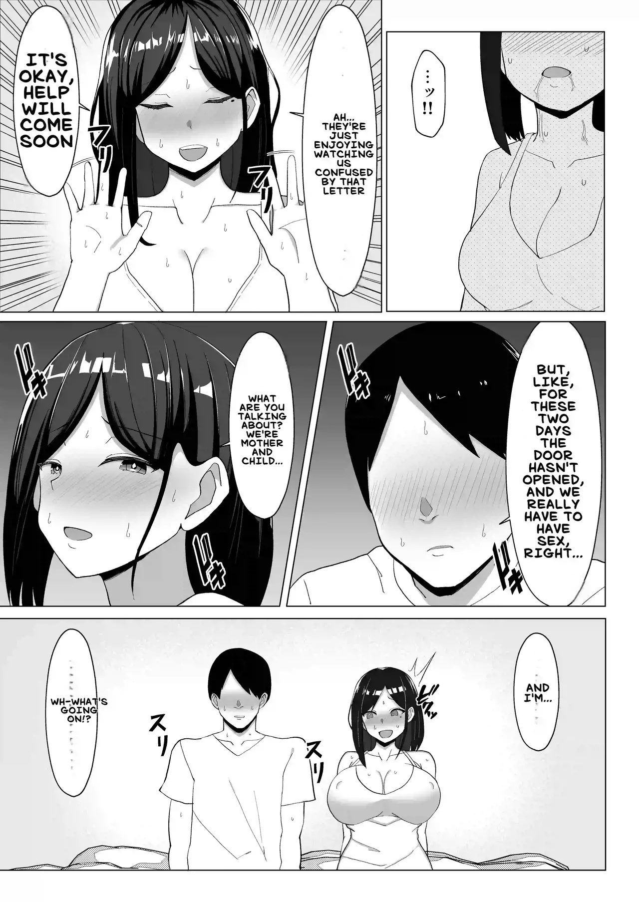 [Mustard Teikoku (Europia)] Kaa-chan to Sex Shinai to Derarenai Heya ~Kuchiurusai Haha to Hankouki no Ore~ | My annoying Mother and I, who's going through rebellious Phase [English] [BroadHareBreeder] page 16 original parody - sole female sole male hentai manga - read online free