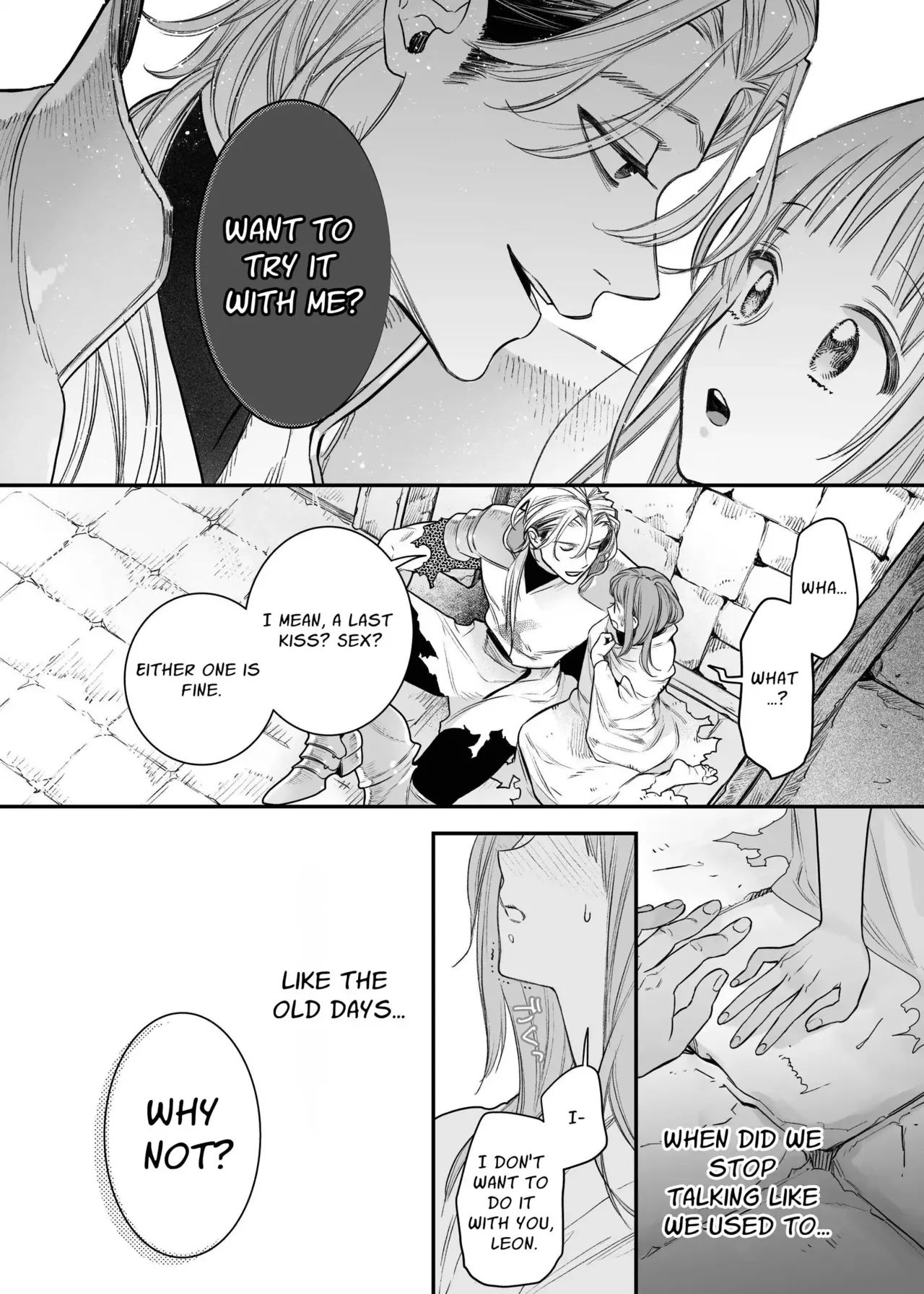 Tada no Osananajimi no Hazudatta Kiyoshi Kishi ga Danjon no Misshitsu de Sekinen no Shūchaku o Kokuhaku Shitekita!?｜The Holy Knight Who Was Supposed To Be My Friend Confesses His Obsession For Me In A Dungeon Room page 41 original parody - kissing nun hentai manga - read online free