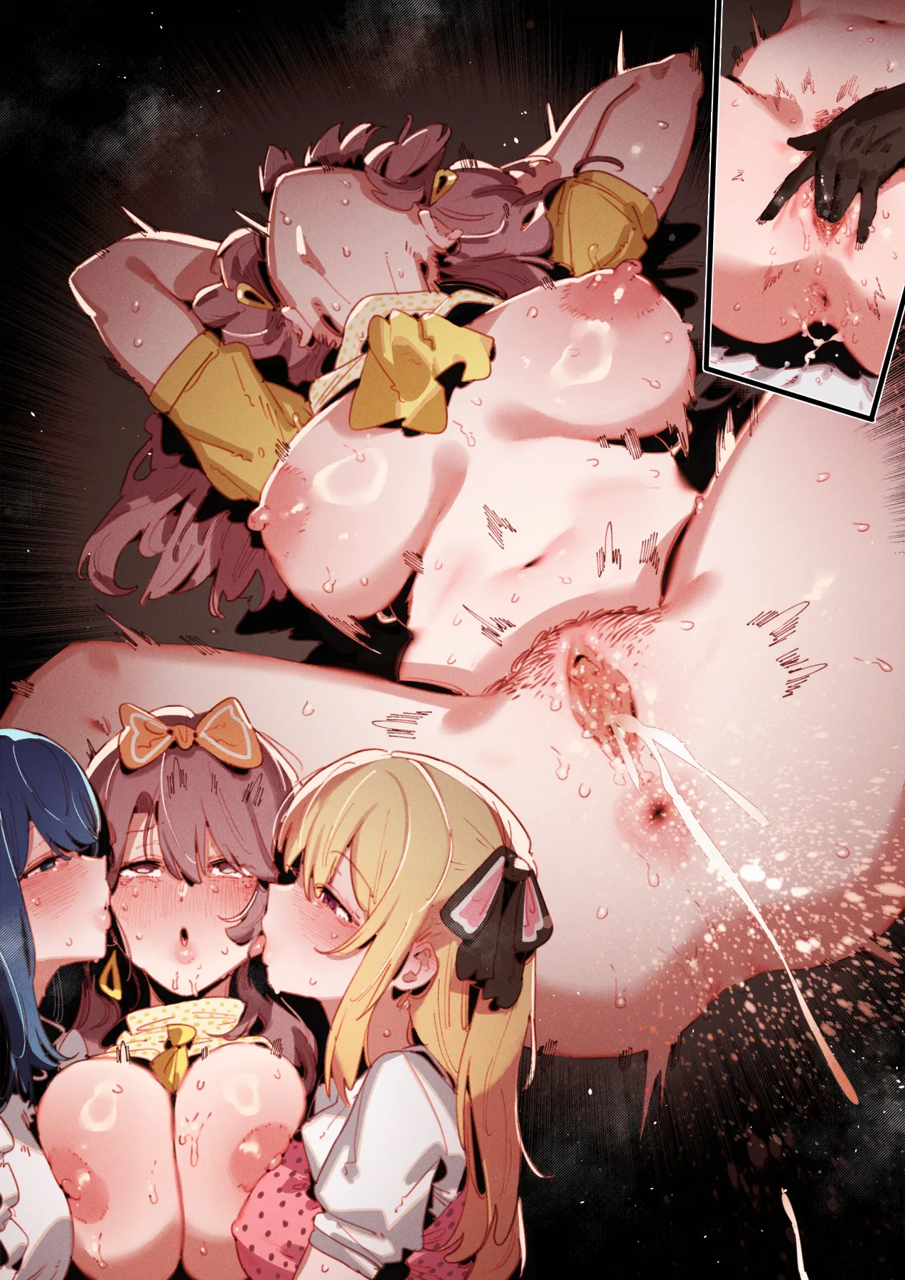 01-21_Akane &...😎🍆💢 & _Kana &...👒🍆💢 & Miyako page 111 featuring aqua hoshino oshi no ko parody - nakadashi full color hentai manga - read online free