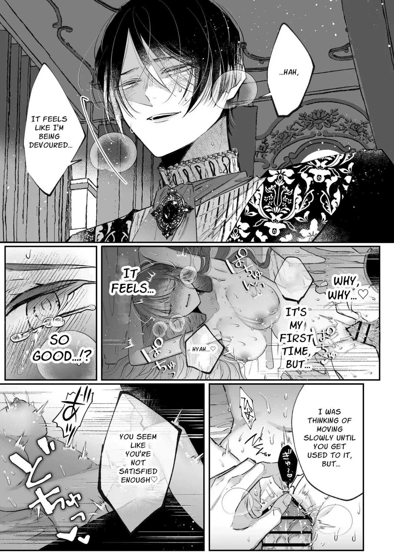 Zense o Omoidashita Akuyaku Reijou wa Fiancé no to Ai ni Tsukamatta｜The Villainess Who Recalled Her Past Life Was Caught in the Obsessive Love of Her Fiancé page 91 original parody - kissing big breasts hentai manga - read online free