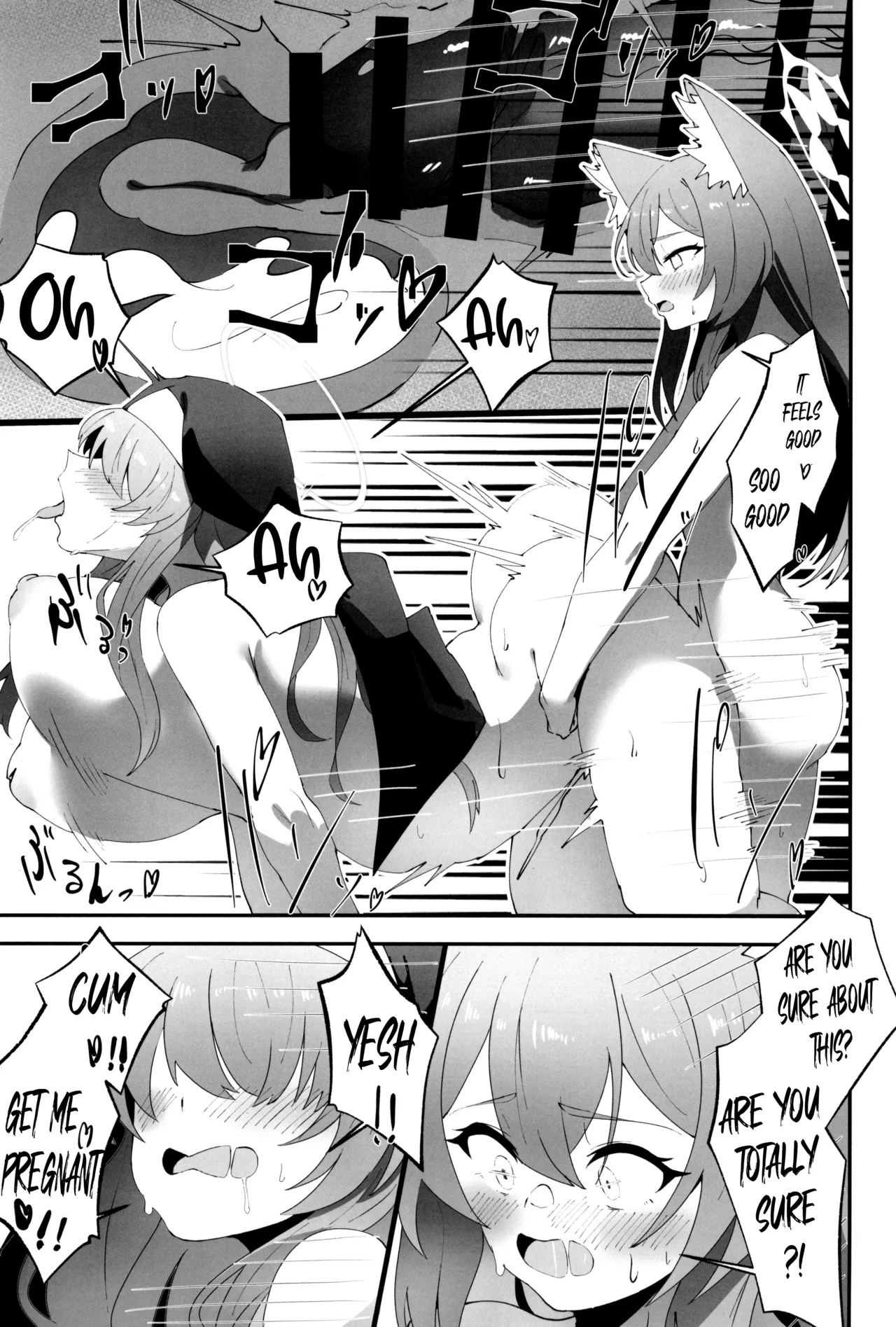 Teiketsu to Aiyoku no Kuuhaku ni | In a vacuum of chastity and lust page 27 featuring mari iochi blue archive parody - nakadashi big penis hentai manga - read online free