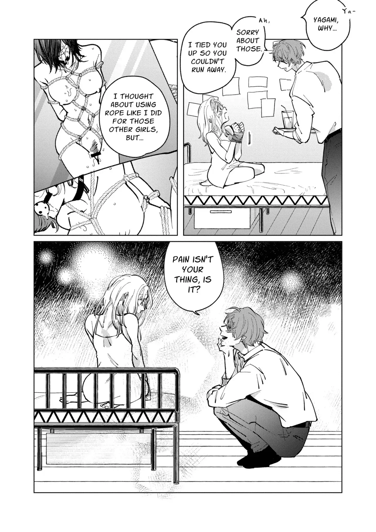 Otonari no Ai ga Omo Sugi Yagami-san wa Kankin Seikatsu de Haramasetai | Locked Up and Knocked Up by My Obsessive Neighbor Yagami page 26 original parody - kissing cunnilingus hentai manga - read online free