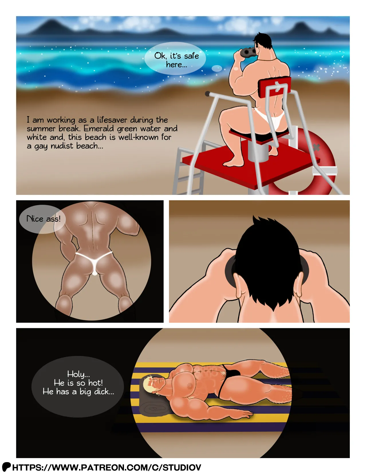 Page 3 of Carlos on the beach EP1