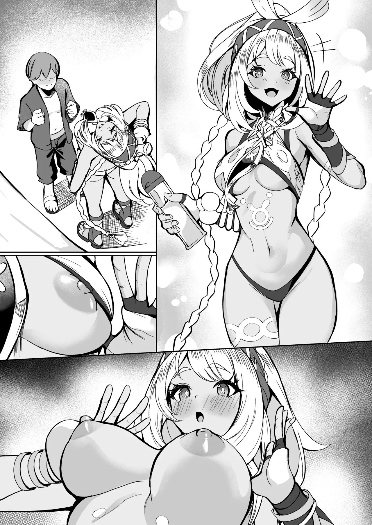 Ryuusen no Shuu ni wa Fudeoroshi no Bunka ga Arurashii page 9 featuring mualani genshin impact parody - virginity nakadashi hentai manga - read online free