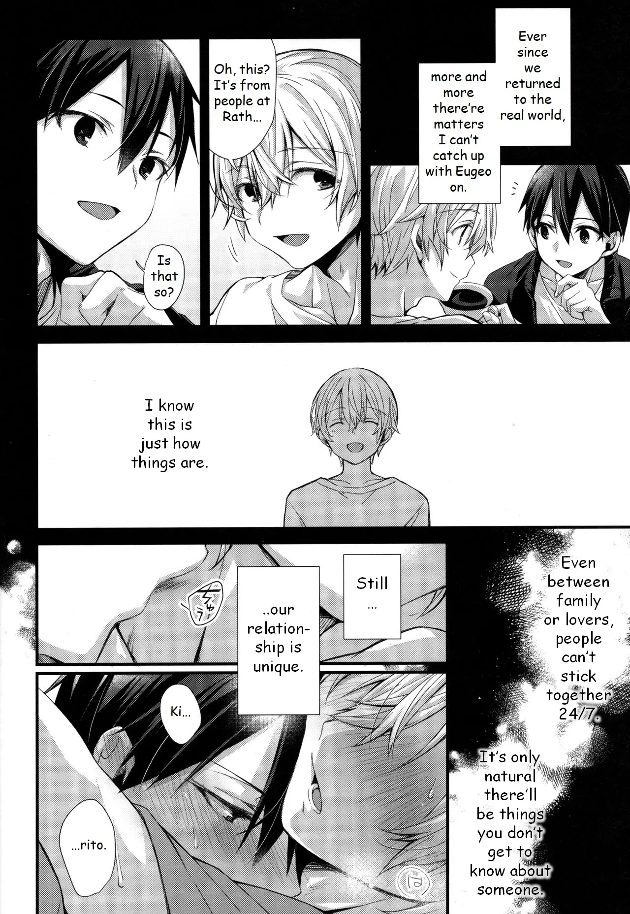 Close to you. page 32 featuring kazuto kirigaya sword art online parody - anal kimono hentai manga - read online free