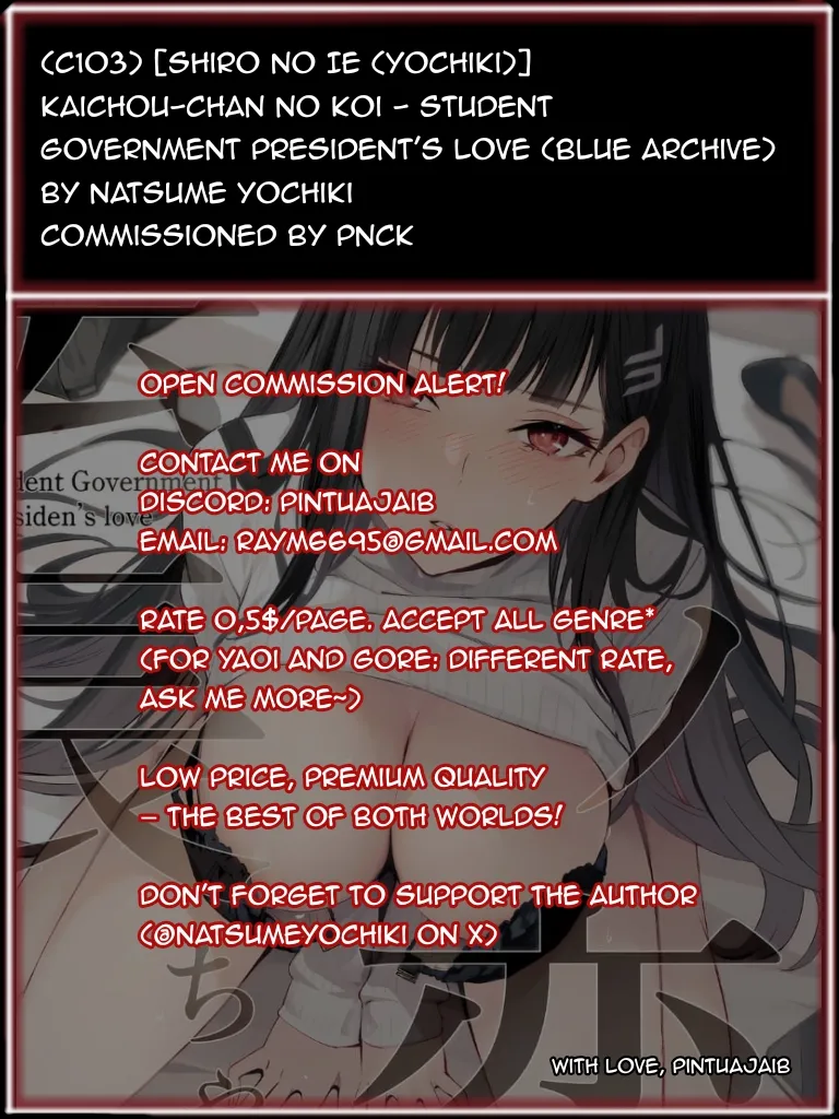 Student Government President's love page 29 featuring rio tsukatsuki blue archive parody - big breasts replaced hentai manga - read online free