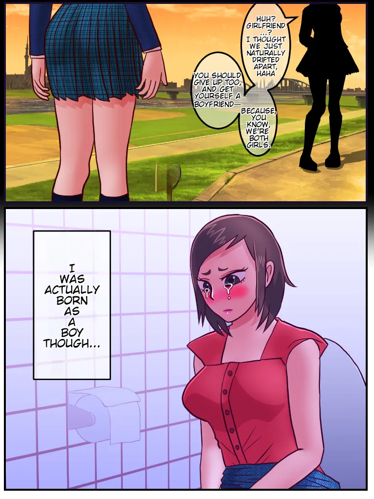 The Half-Life of a Man Who Became a Woman in Junior High page 18 original parody - full color mosaic censorship hentai manga - read online free