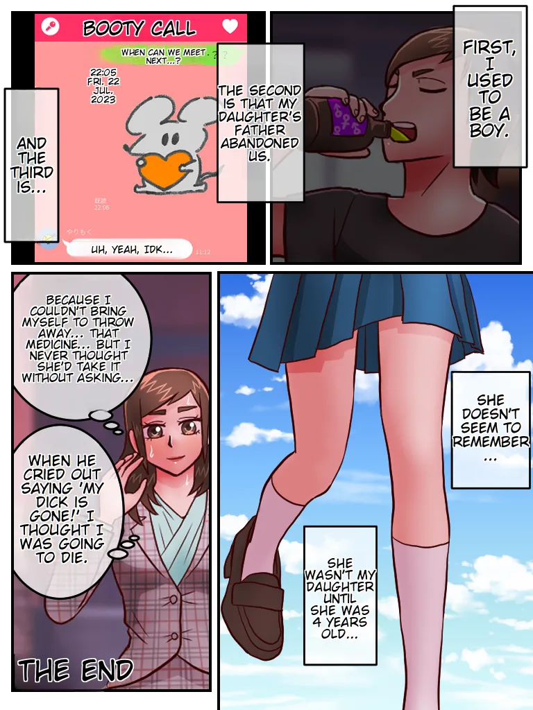 The Half-Life of a Man Who Became a Woman in Junior High page 29 original parody - sole female full color hentai manga - read online free