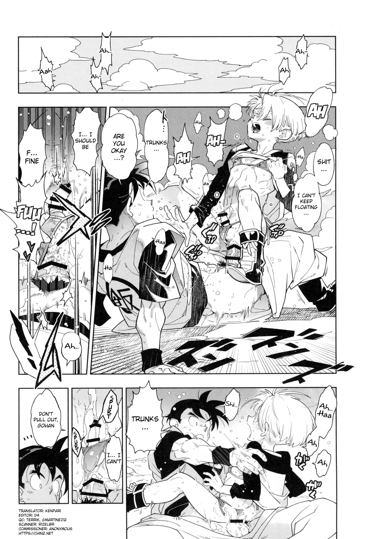 Nee Gohan-san Micro Bikini Suki desu ka? | Hey Gohan, Do You Like Microbikinis? page 18 featuring trunks briefs dragon ball z parody - anal crossdressing hentai manga - read online free