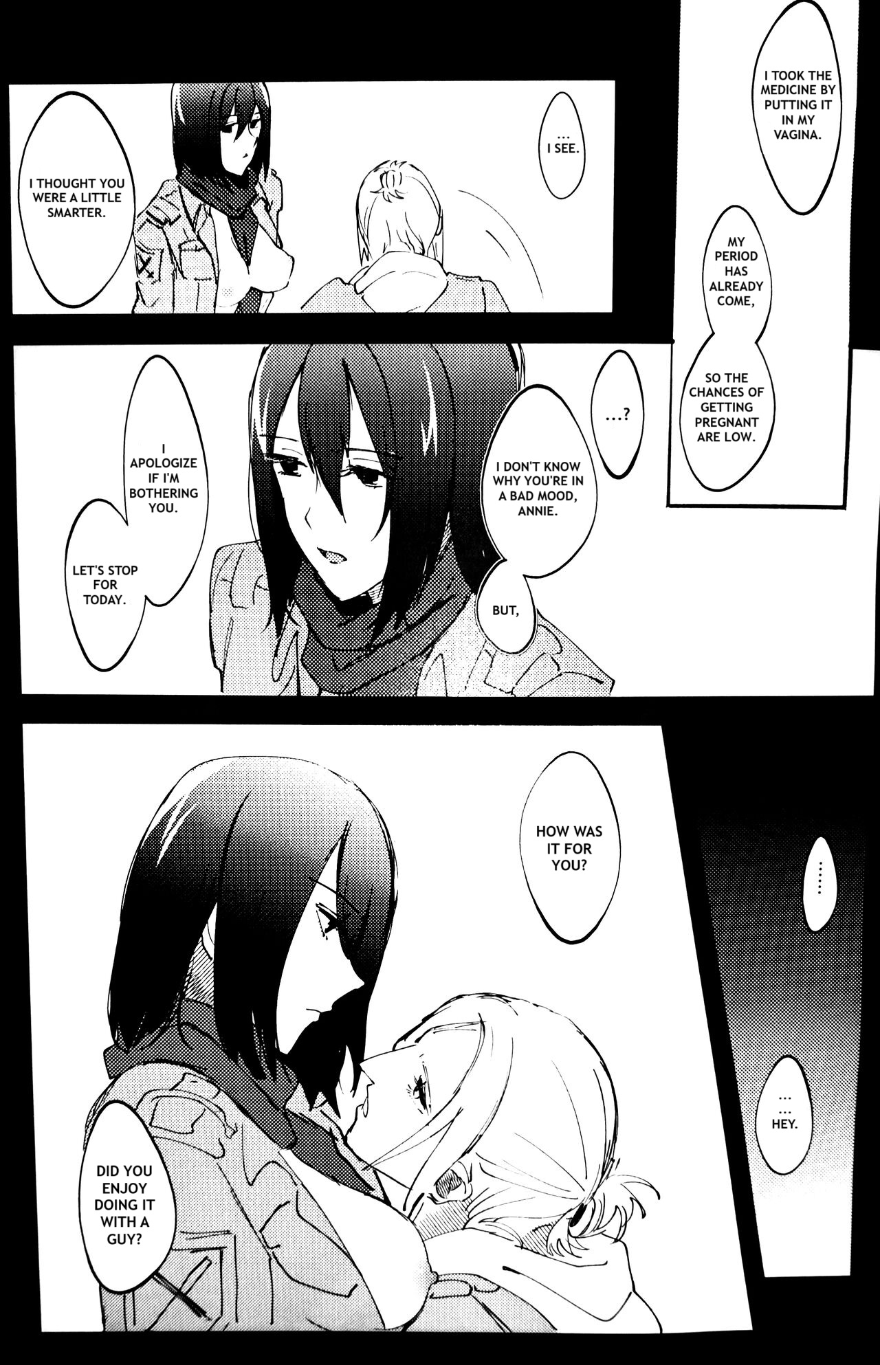 Gukou page 12 featuring mikasa ackerman shingeki no kyojin parody - females only yuri hentai manga - read online free