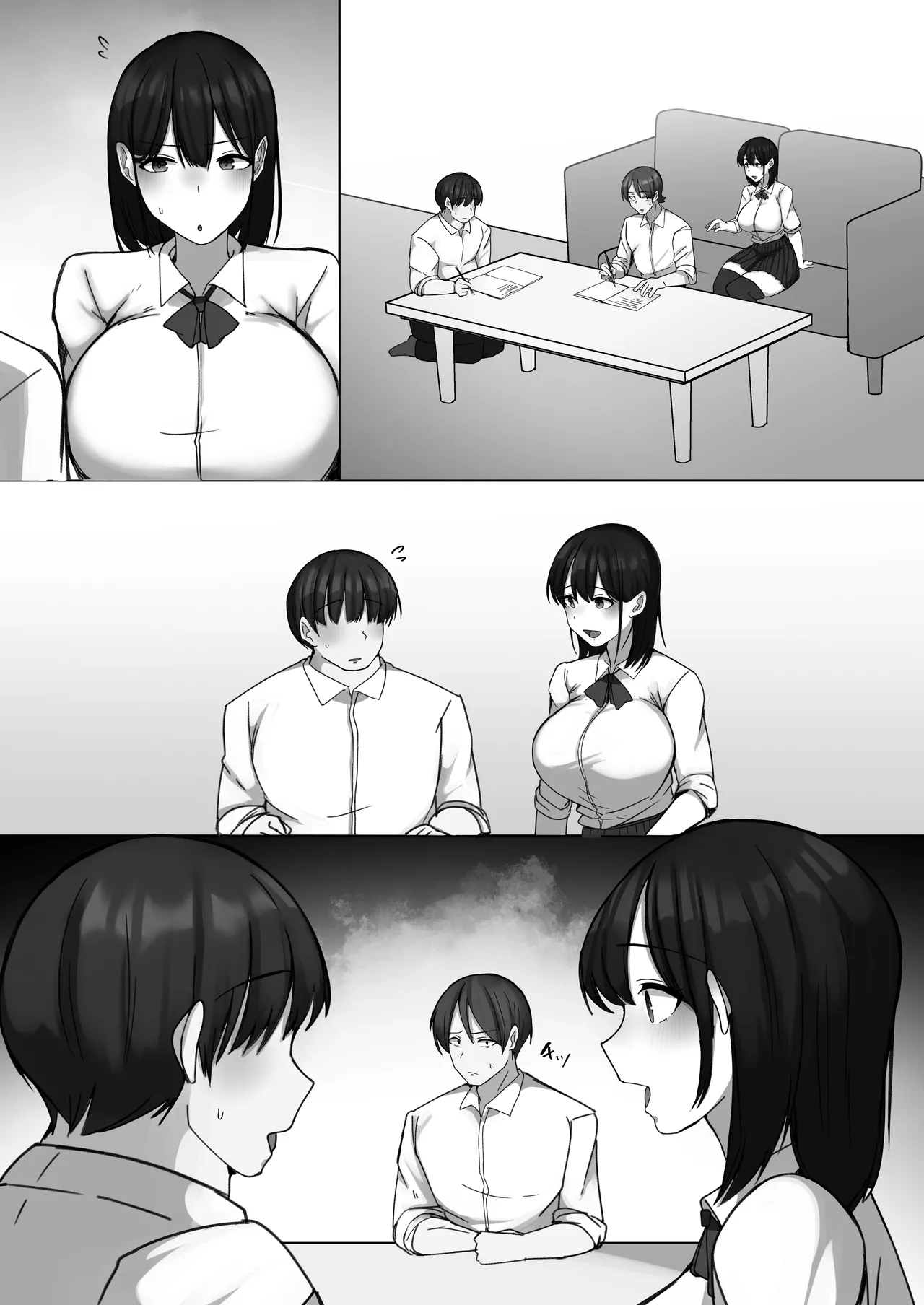 Sewayaki Osananajimi ga Futoukou Inkya ni Futsukakan de Netorareru page 53 original parody - big breasts schoolboy uniform hentai manga - read online free