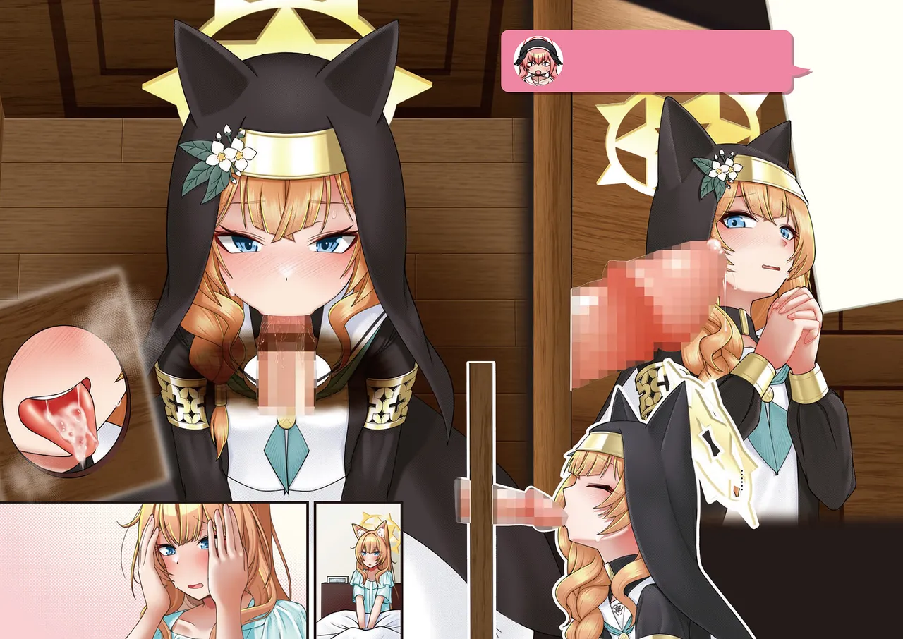 Iochi Mari wa Kannou Shousetsu de Yume o Miru. page 42 featuring mari iochi blue archive parody - full color mosaic censorship hentai manga - read online free