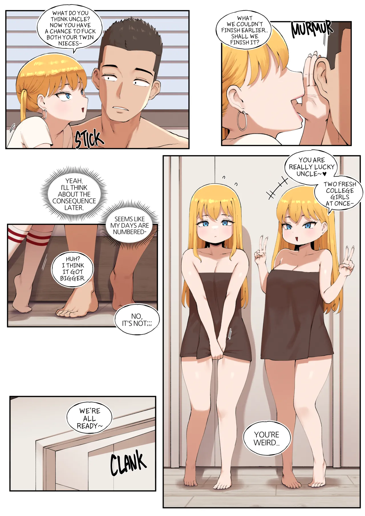 About When I Encountered my Cousin as Sugar Daddy... page 54 original parody - twins inseki hentai manga - read online free