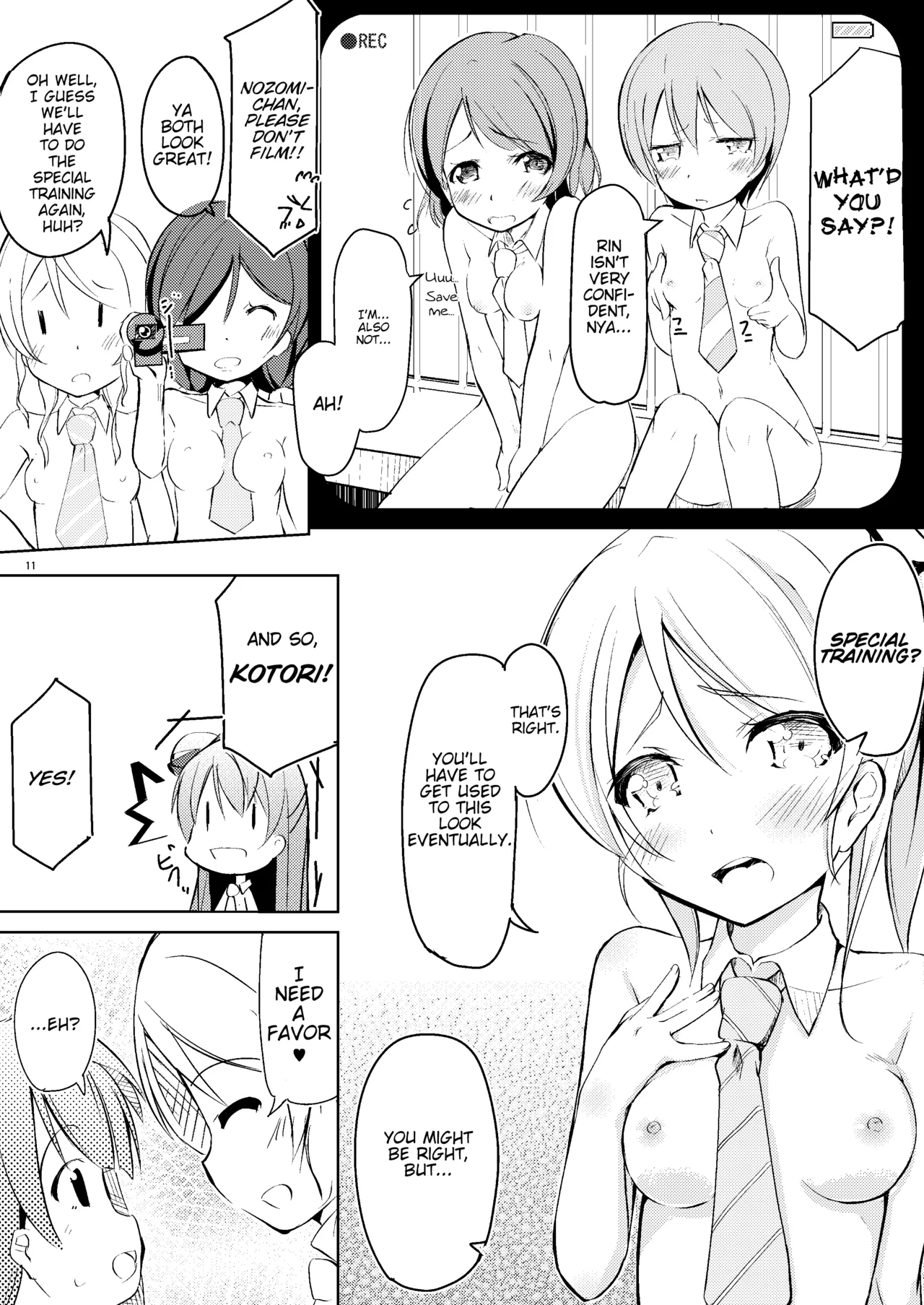 Neck-Pai μ's page 10 featuring umi sonoda love live parody - nakadashi stockings hentai manga - read online free