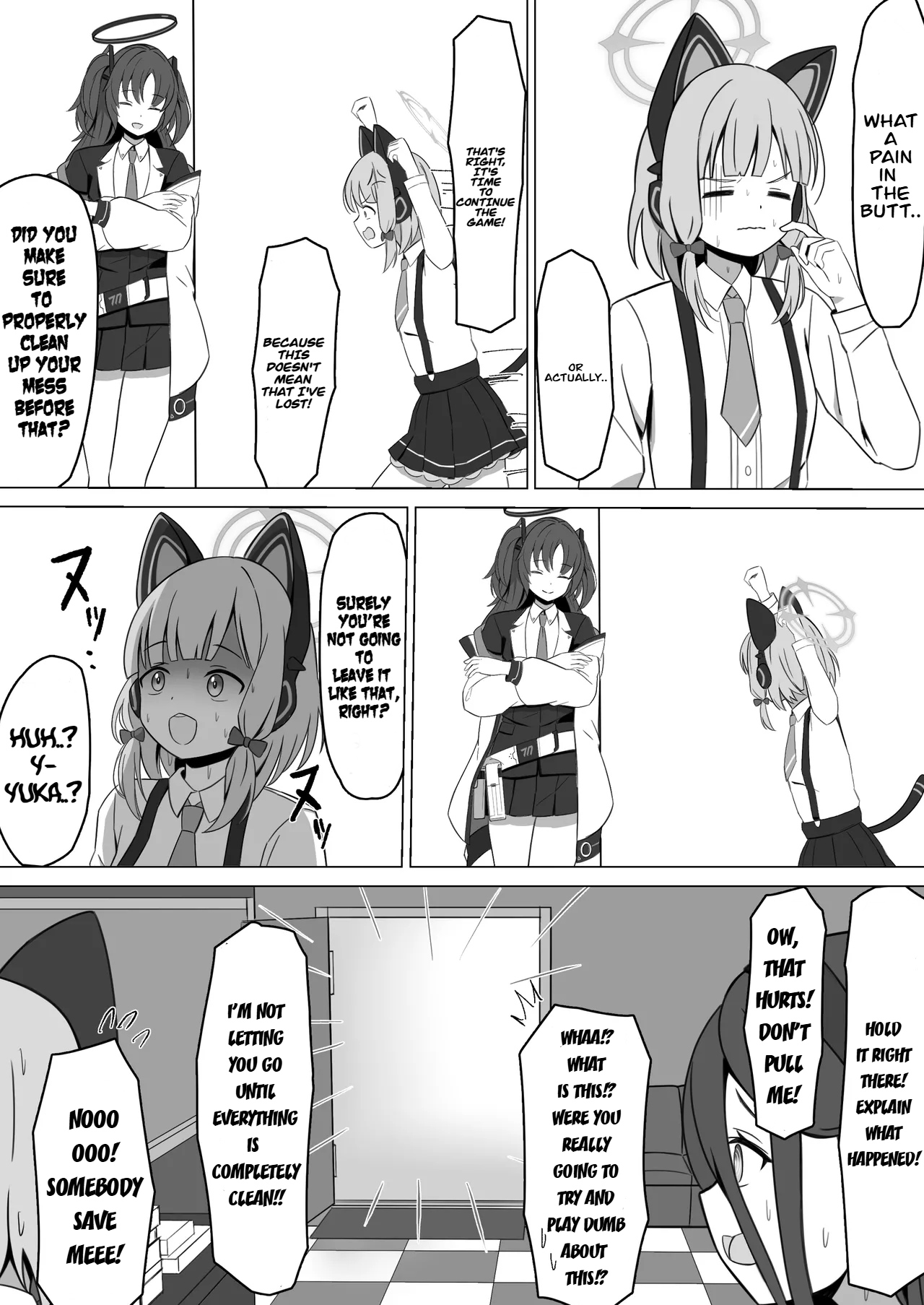 Momoi Splash! page 19 featuring momoi saiba blue archive parody - stockings kemonomimi hentai manga - read online free