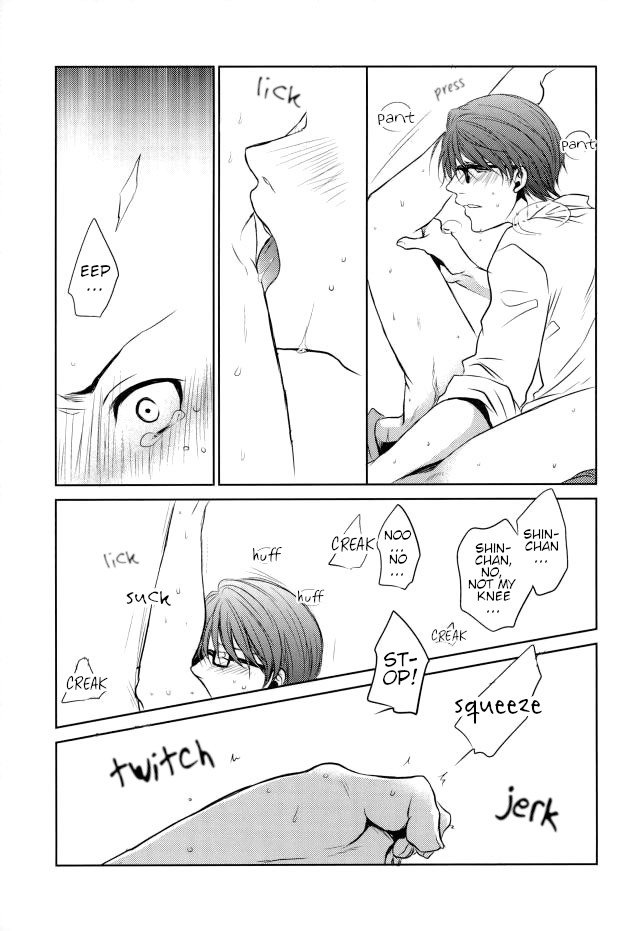 【Rakuban】 Shin-chan's Foot Fetish page 14 featuring kazunari takao kuroko no basuke parody - glasses anal hentai manga - read online free
