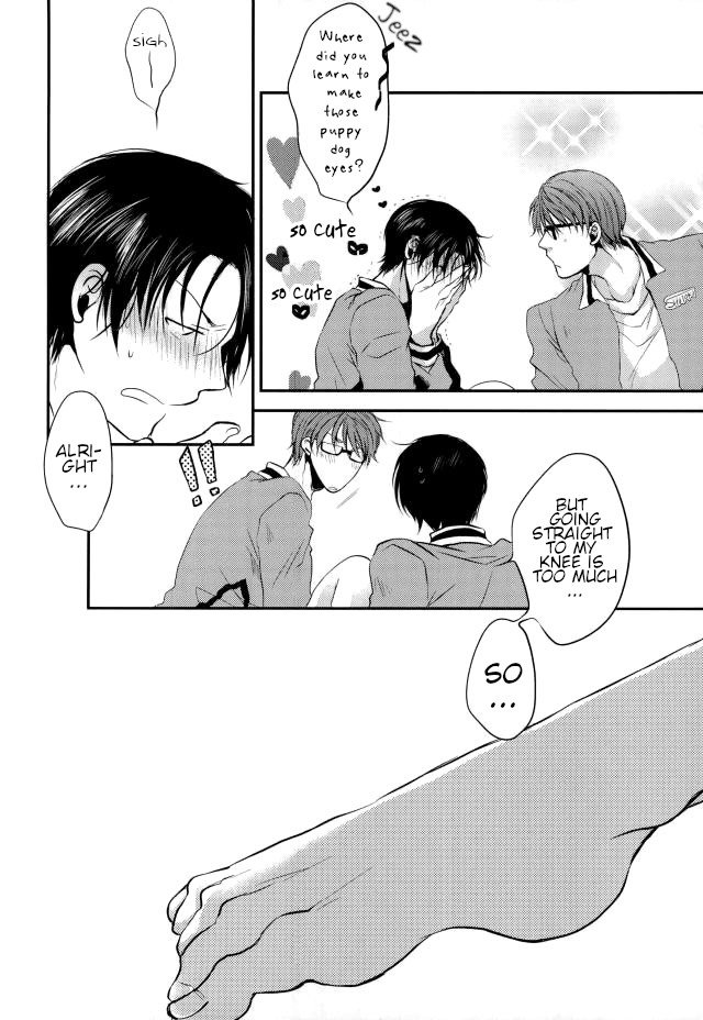 【Rakuban】 Shin-chan's Foot Fetish page 25 featuring kazunari takao kuroko no basuke parody - glasses anal hentai manga - read online free