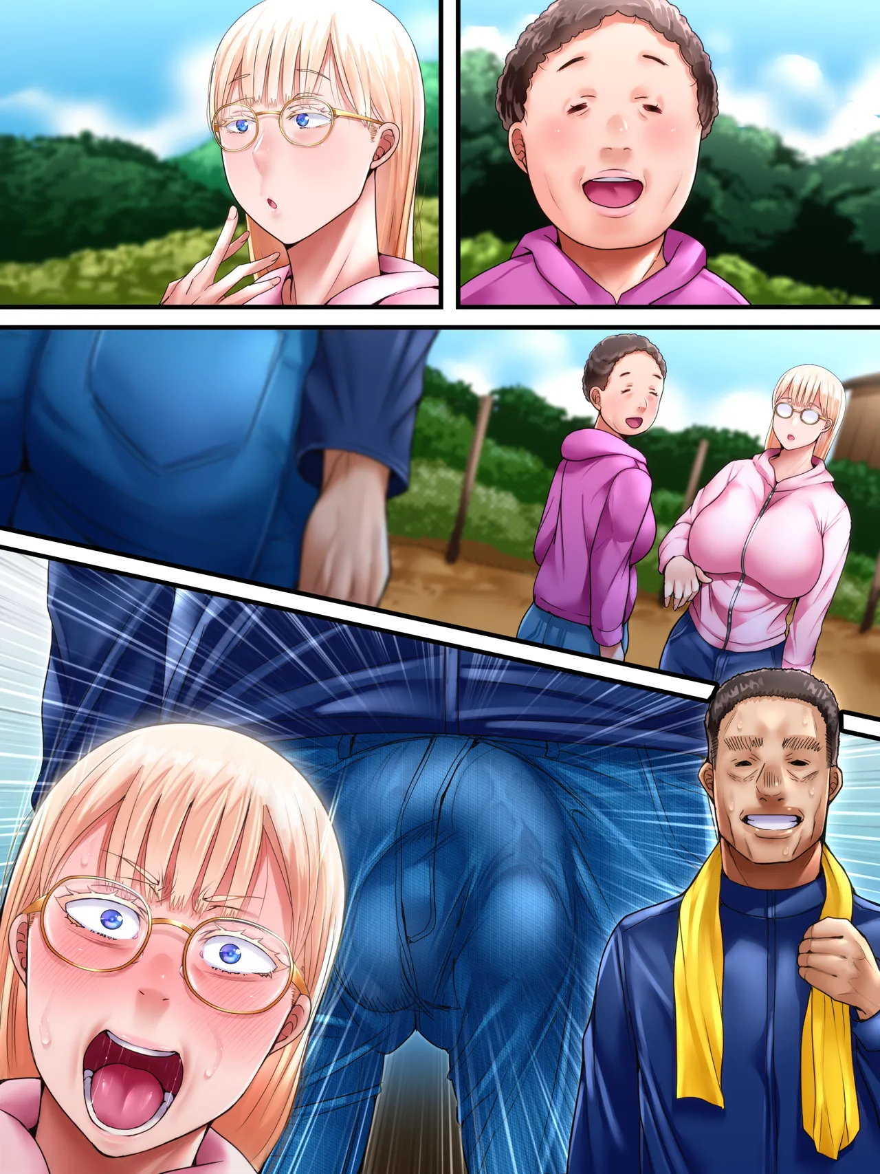 Kaigai shusshin no shinkon tsuma ga hoka no otoko to Yaritai to dogeza shite kimashita page 148 - nakadashi big penis hentai manga - read online free