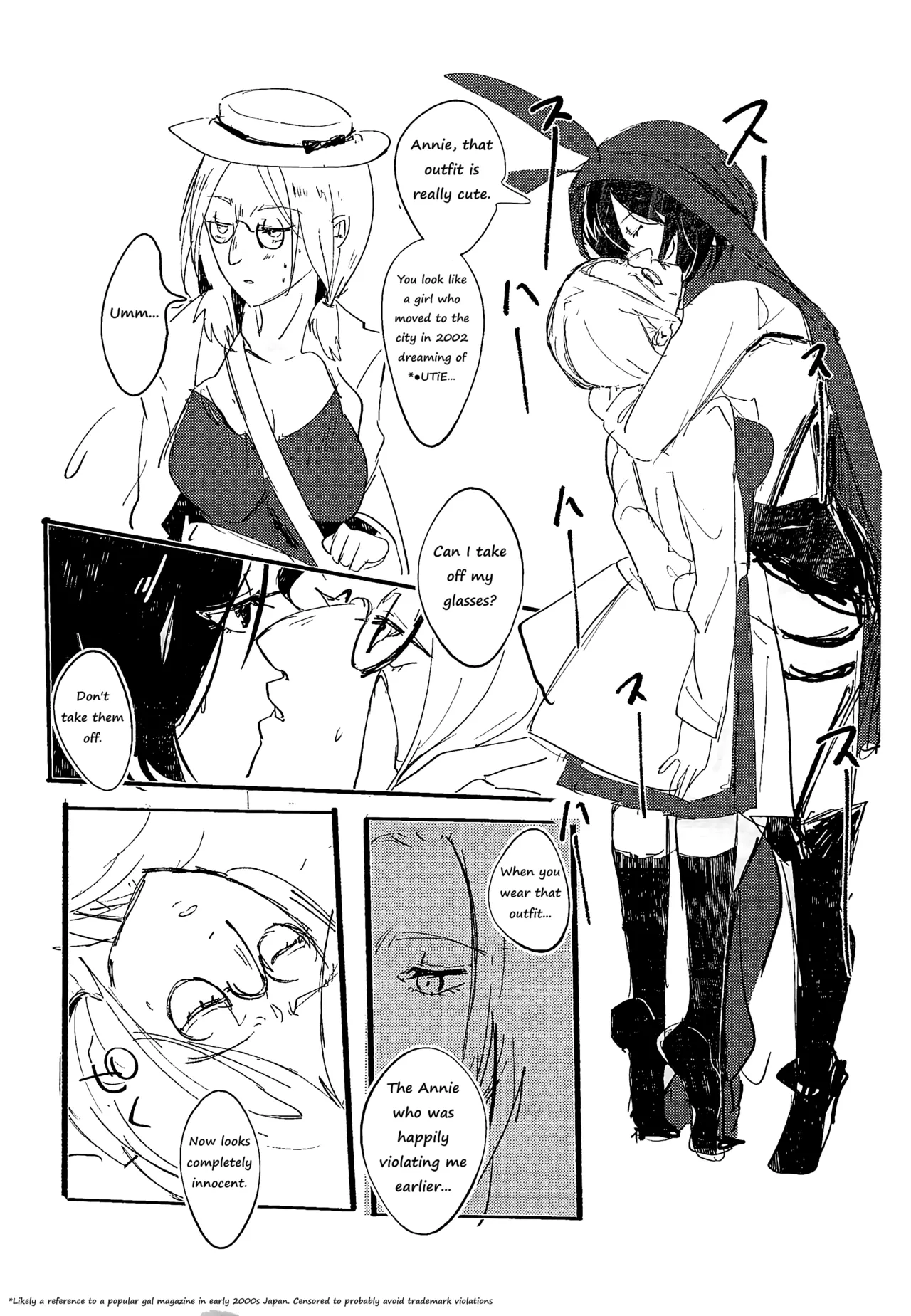 Guinea Pig page 25 featuring mikasa ackerman shingeki no kyojin parody - females only yuri hentai manga - read online free