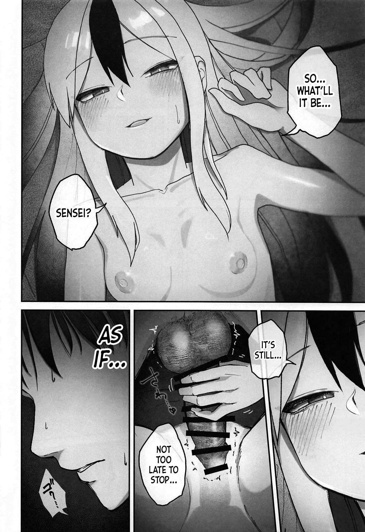 Nadenade Chuudoku. | For Pats and Kisses page 17 featuring sensei blue archive parody - sole female sole male hentai manga - read online free