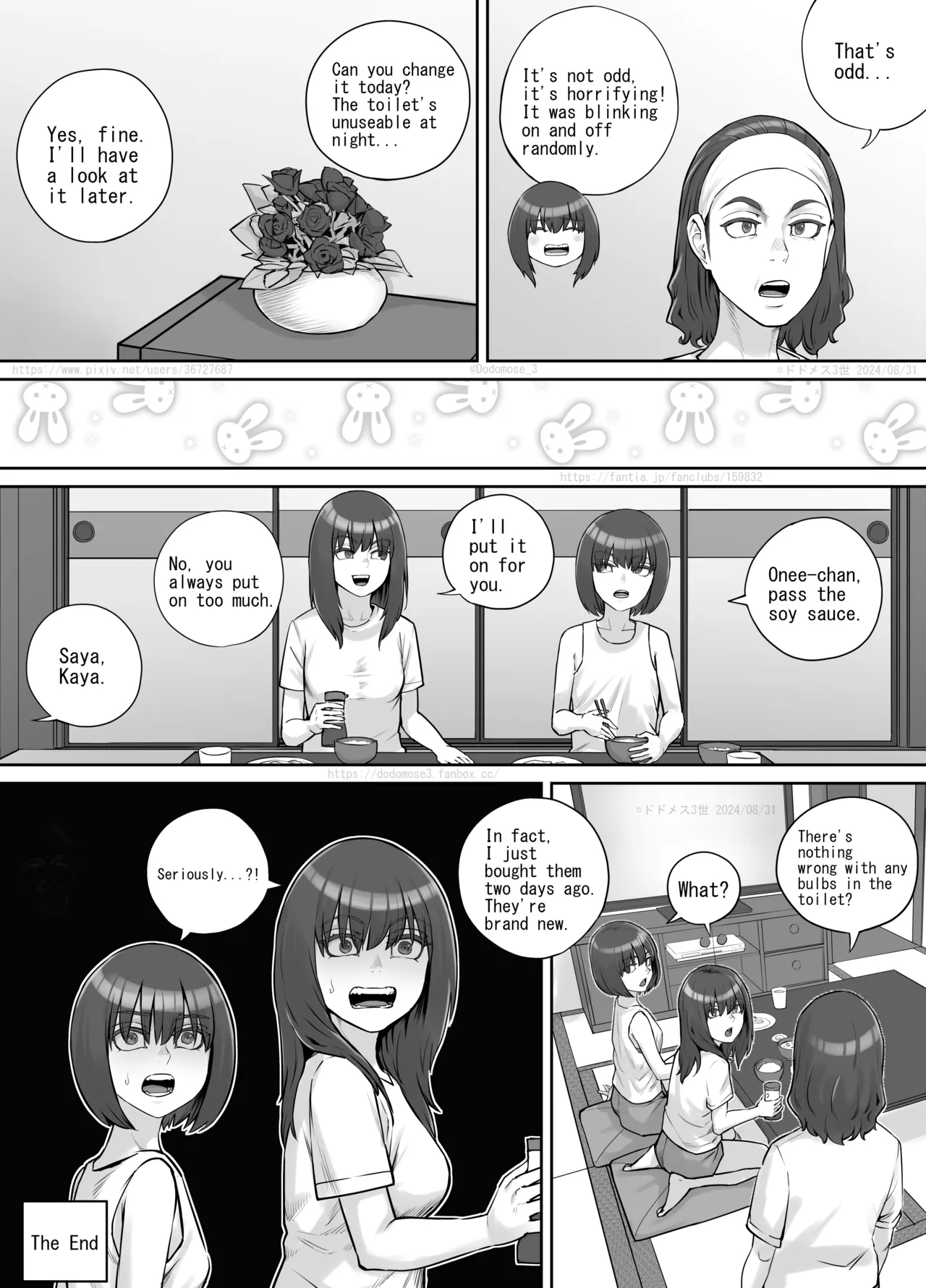 [DODOMESU3SEI] Shinrei Bangumi o Mita Kaya-chan to Saya-chan ga Yachū ni Toire ni Iku Ohanashi [English] page 22 original parody - farting females only hentai manga - read online free