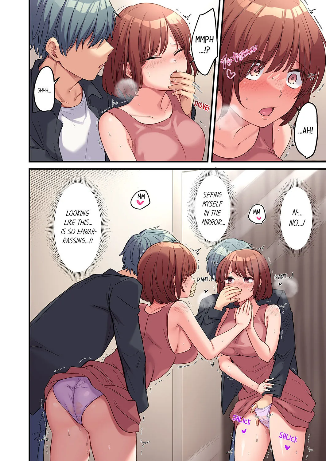 [Toba Ayuhata] Netorare SEX wa 1-Shuukan - Kuzu Osananajimi ni Ijimerarete, Ikasarete... 3-12 | Forced to Have Sex For a Week— Teased and Forced to Come by My Piece of Trash Childhood Friend 3-12 [English] page 155 - sole female sole male hentai manga - read online free