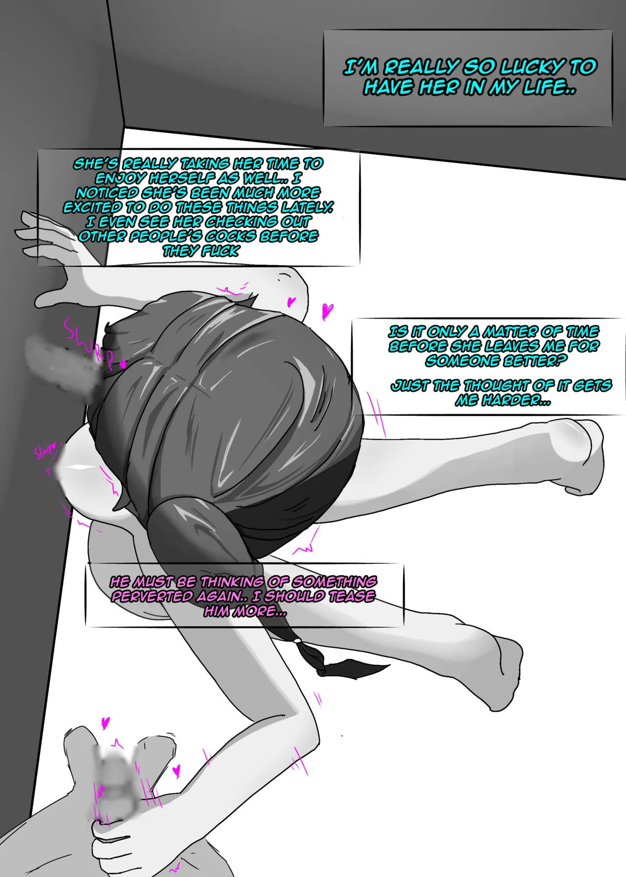 My Wife's NTR Diary 3 page 12 original parody - big breasts glory hole hentai manga - read online free