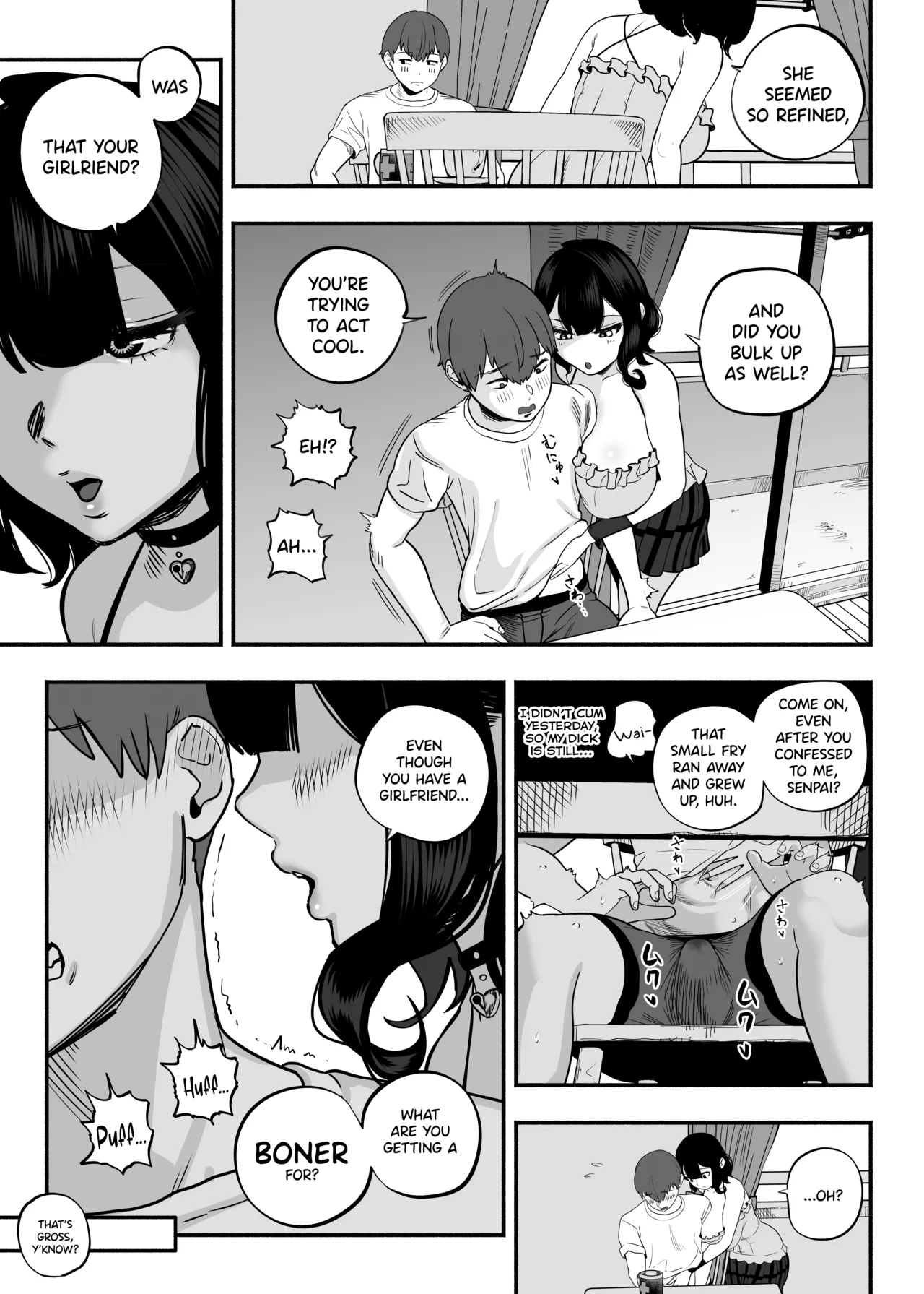 [Sakuranbo Nouen (Kondo Yume)] Gachikoi Fuuzoku 2.5 -Papa-katsu Joshi ni Jakusha Dansei Chinpo o Ijimerareru Hanashi- | Falling in Love at the Brothel 2.5 [English] [SDTLs] page 12 original parody - handjob big breasts hentai manga - read online free