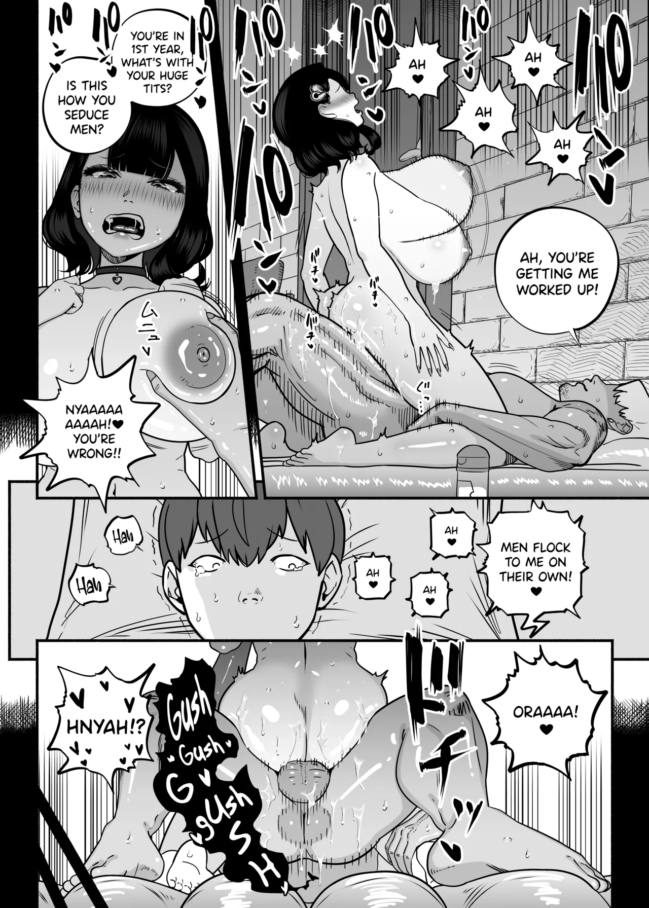 [Sakuranbo Nouen (Kondo Yume)] Gachikoi Fuuzoku 2.5 -Papa-katsu Joshi ni Jakusha Dansei Chinpo o Ijimerareru Hanashi- | Falling in Love at the Brothel 2.5 [English] [SDTLs] page 31 original parody - handjob big breasts hentai manga - read online free