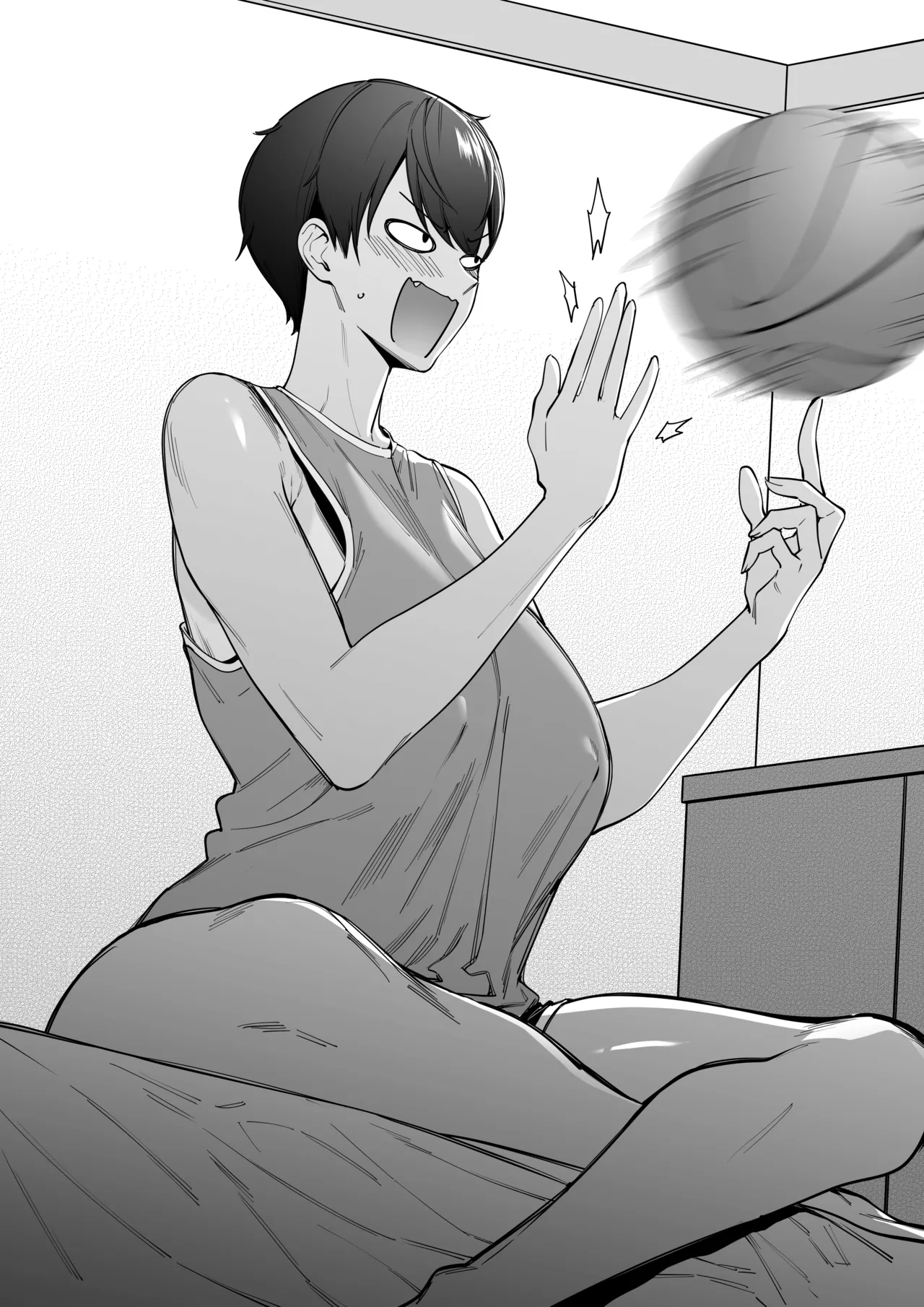 Taisetsu na Teammate page 35 original parody - sole female beauty mark hentai manga - read online free