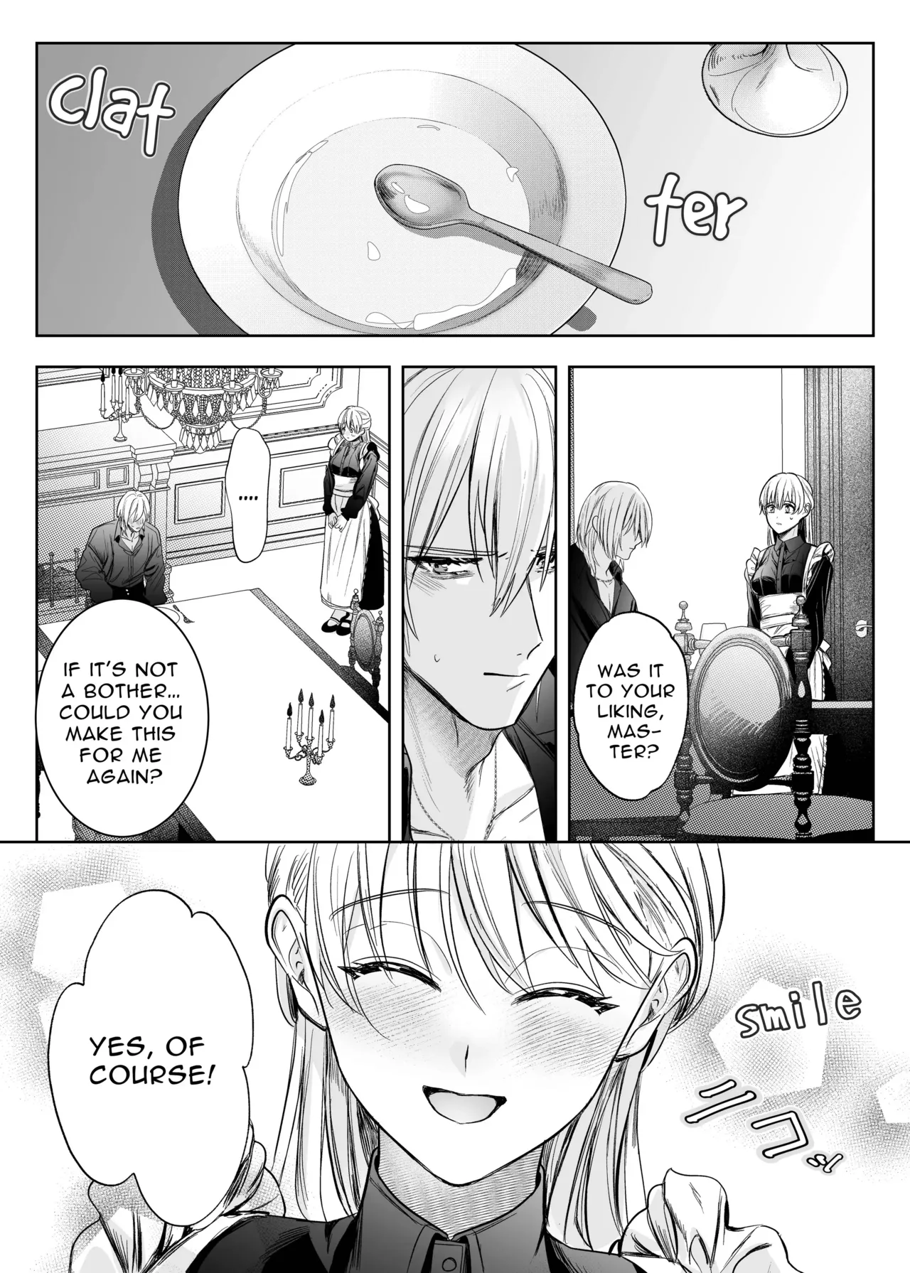 Majutsushi no Kakan | The Magician's Flowery Cage page 22 original parody - maid kissing hentai manga - read online free