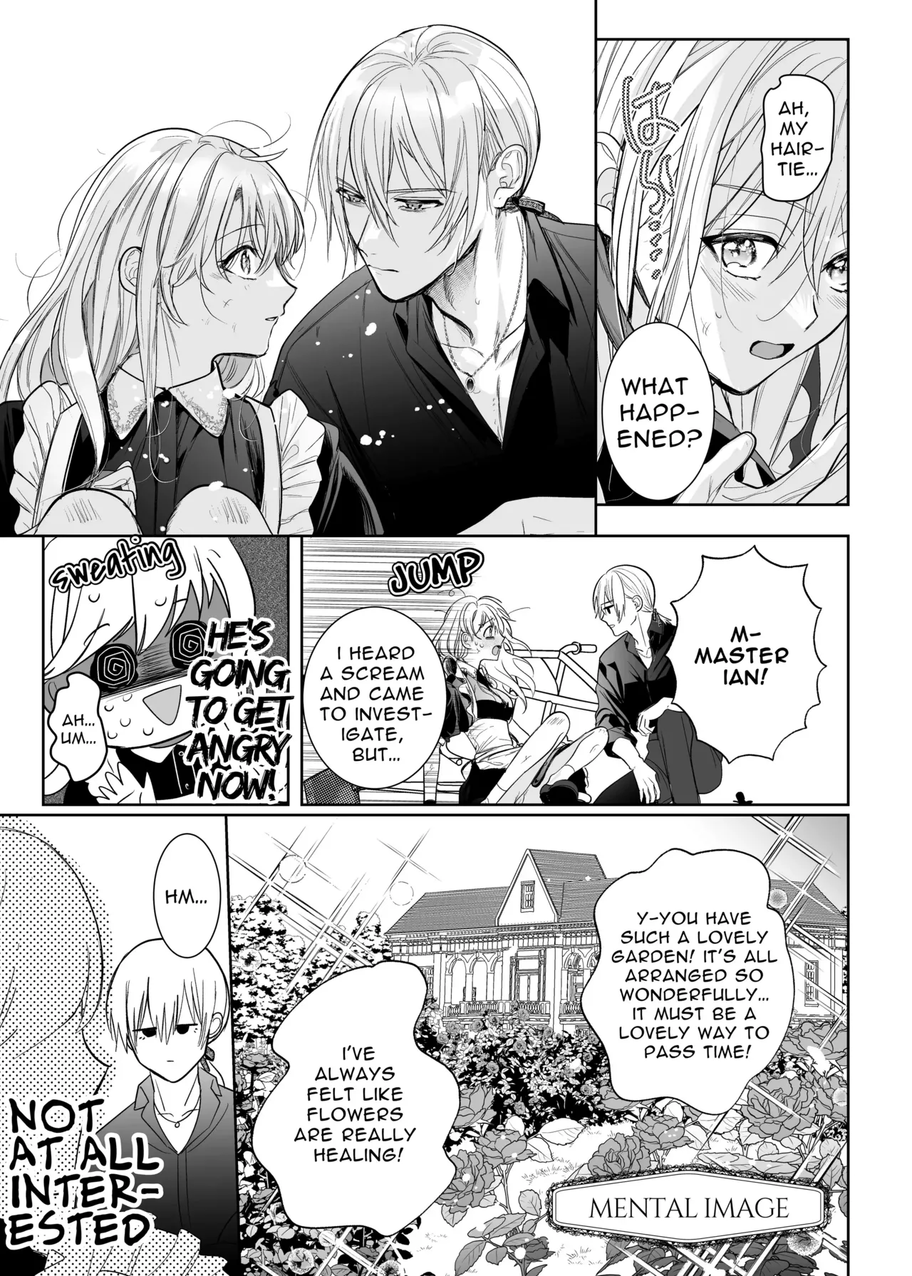 Majutsushi no Kakan | The Magician's Flowery Cage page 25 original parody - maid kissing hentai manga - read online free