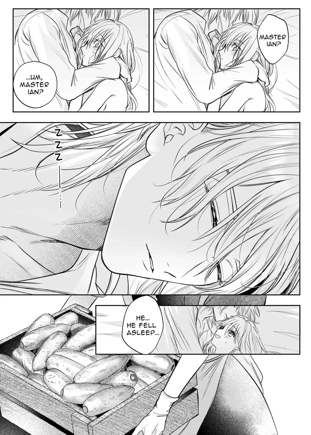 Majutsushi no Kakan | The Magician's Flowery Cage page 45 original parody - maid kissing hentai manga - read online free