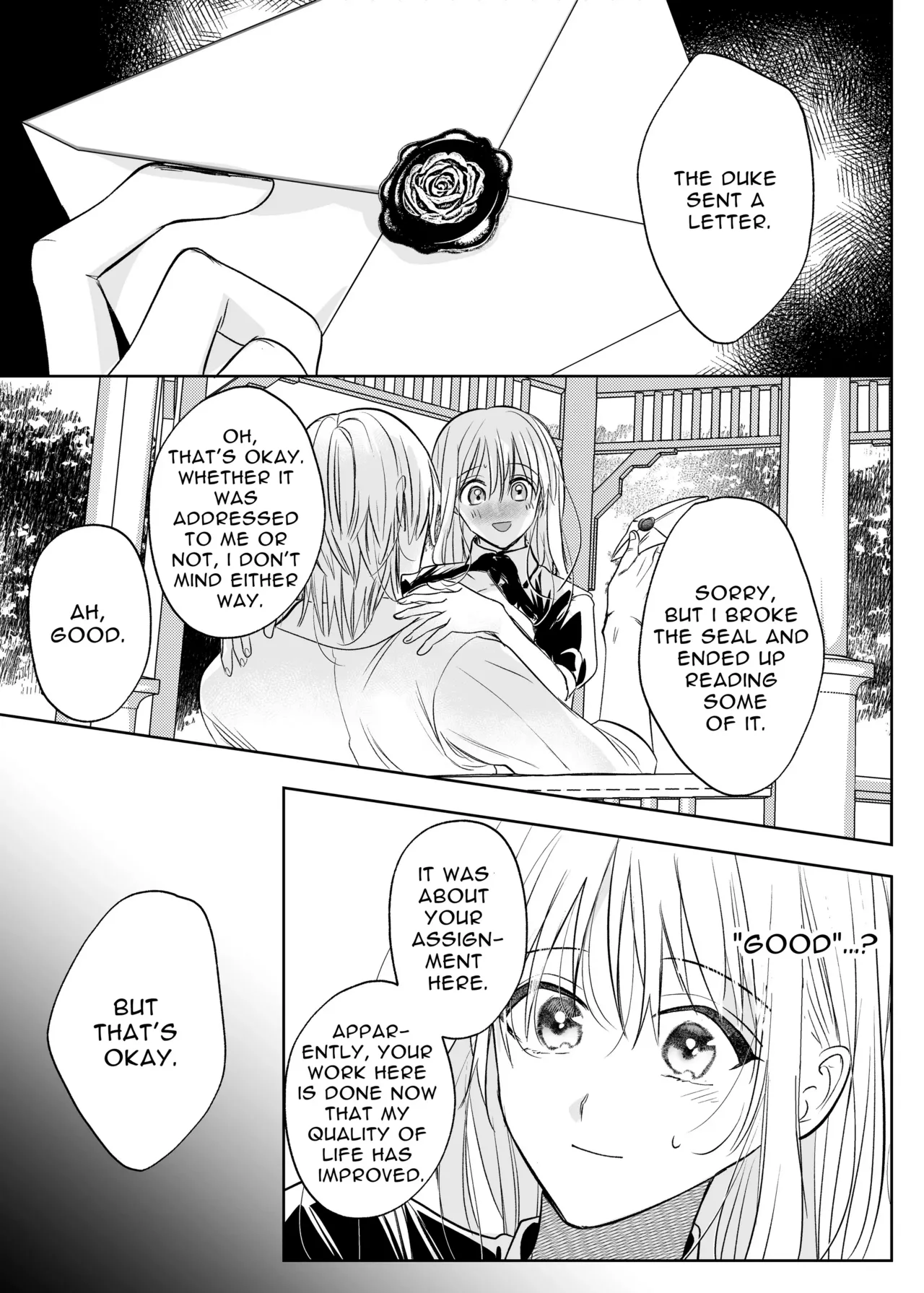 Majutsushi no Kakan | The Magician's Flowery Cage page 51 original parody - maid kissing hentai manga - read online free