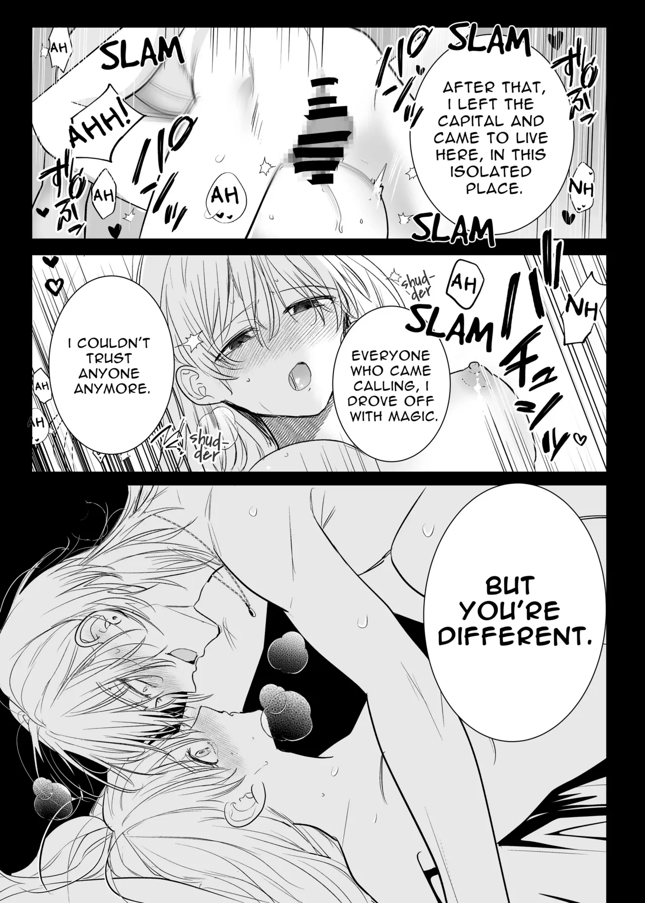 Majutsushi no Kakan | The Magician's Flowery Cage page 60 original parody - maid kissing hentai manga - read online free