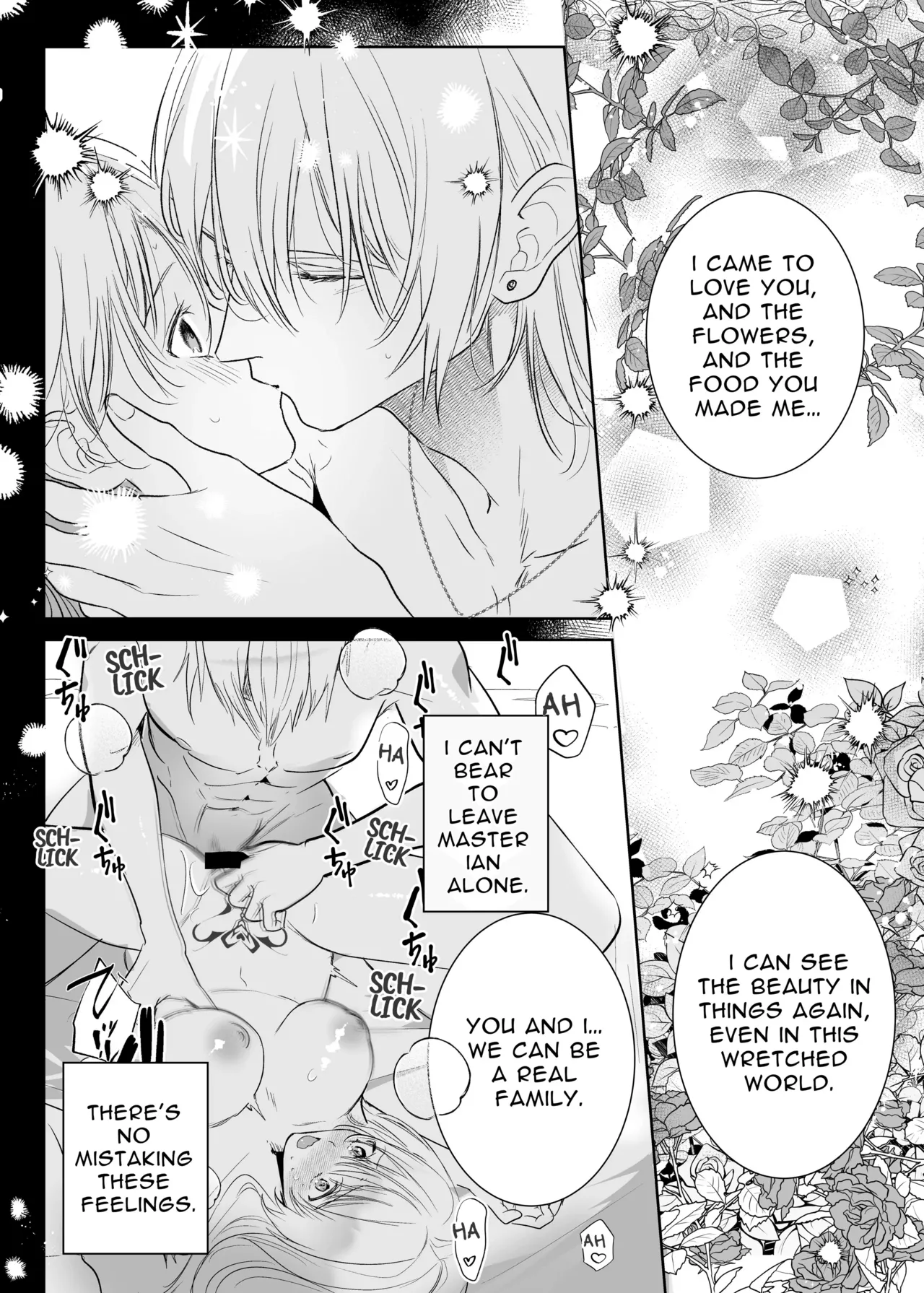 Majutsushi no Kakan | The Magician's Flowery Cage page 61 original parody - maid kissing hentai manga - read online free