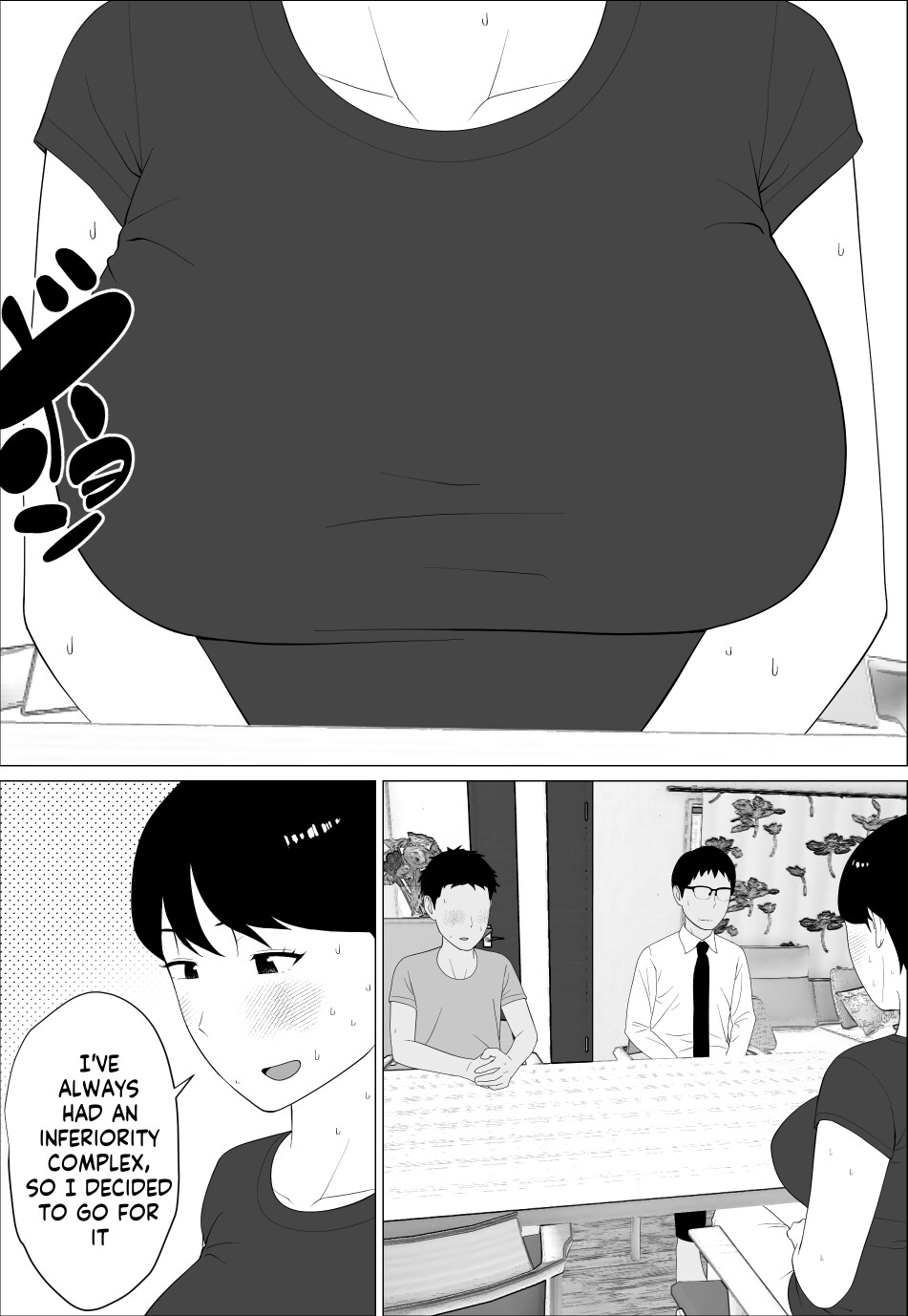 Danna to no Resu Kaishou no Tameni Toukyou Shita noni | Enlarged breasts to entice husband and yet... - Page 9