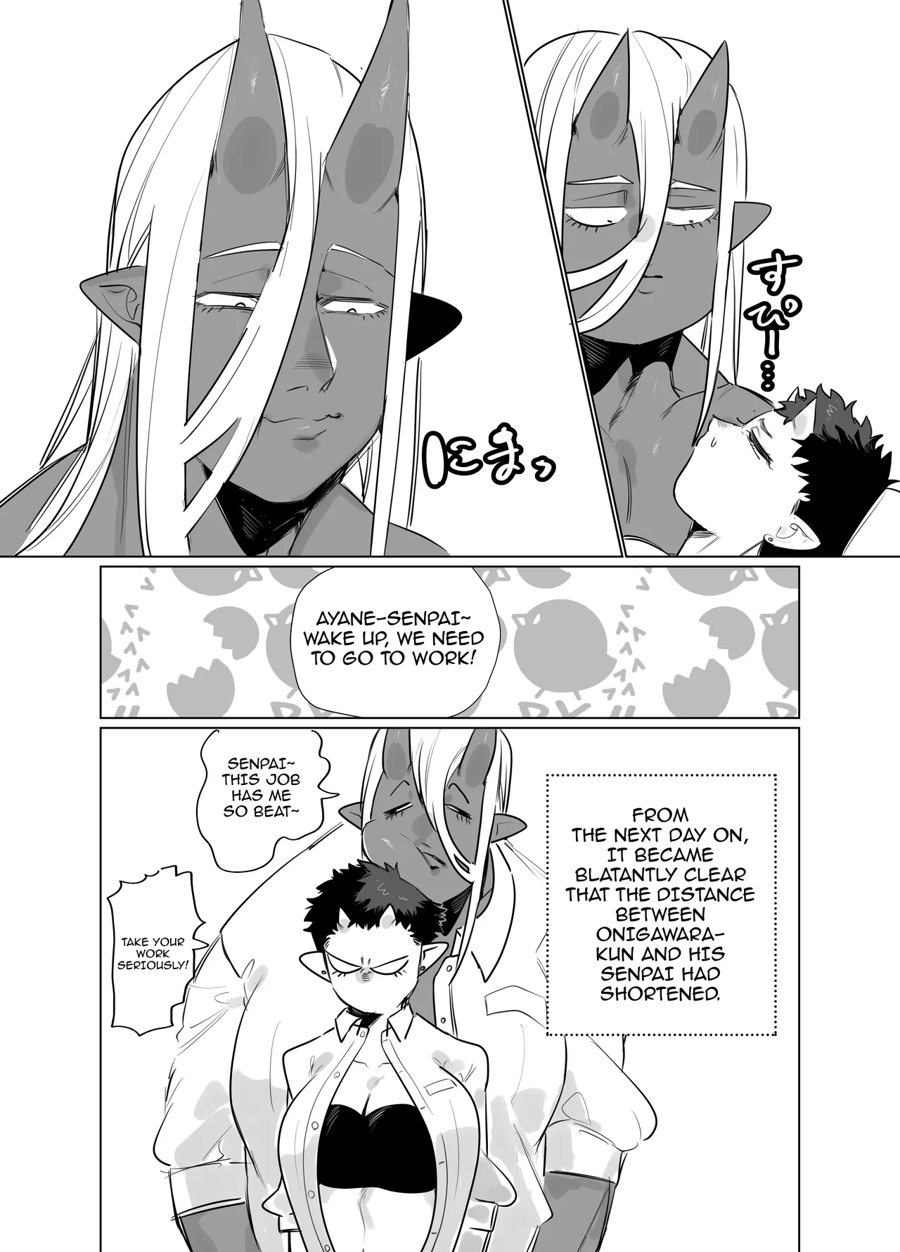 Gokusotsu no Senpai ga Kouhai no Deka Otoko ni Doroddoro ni Okasareru Hanashi / Story About A Prison Guard Senpai Getting Fucked Sloppy By Her Huge Kouhai page 34 original parody - sole female sole male hentai manga - read online free