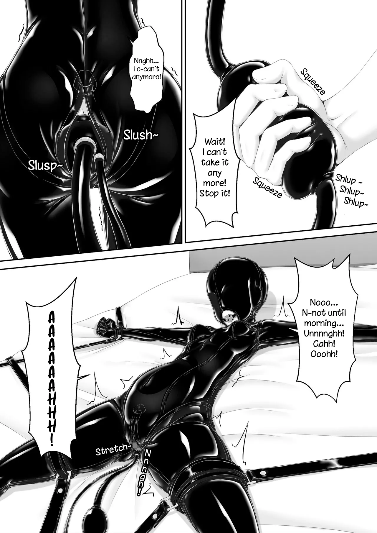 Paranoid Rubber Girl page 12 original parody - gag masturbation hentai manga - read online free