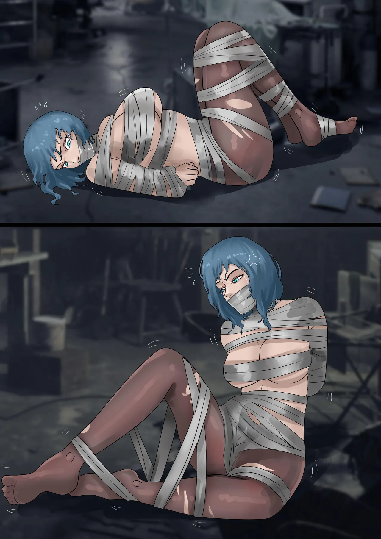 Kidnapped Rich Daughter page 22 original parody - bondage gag hentai manga - read online free