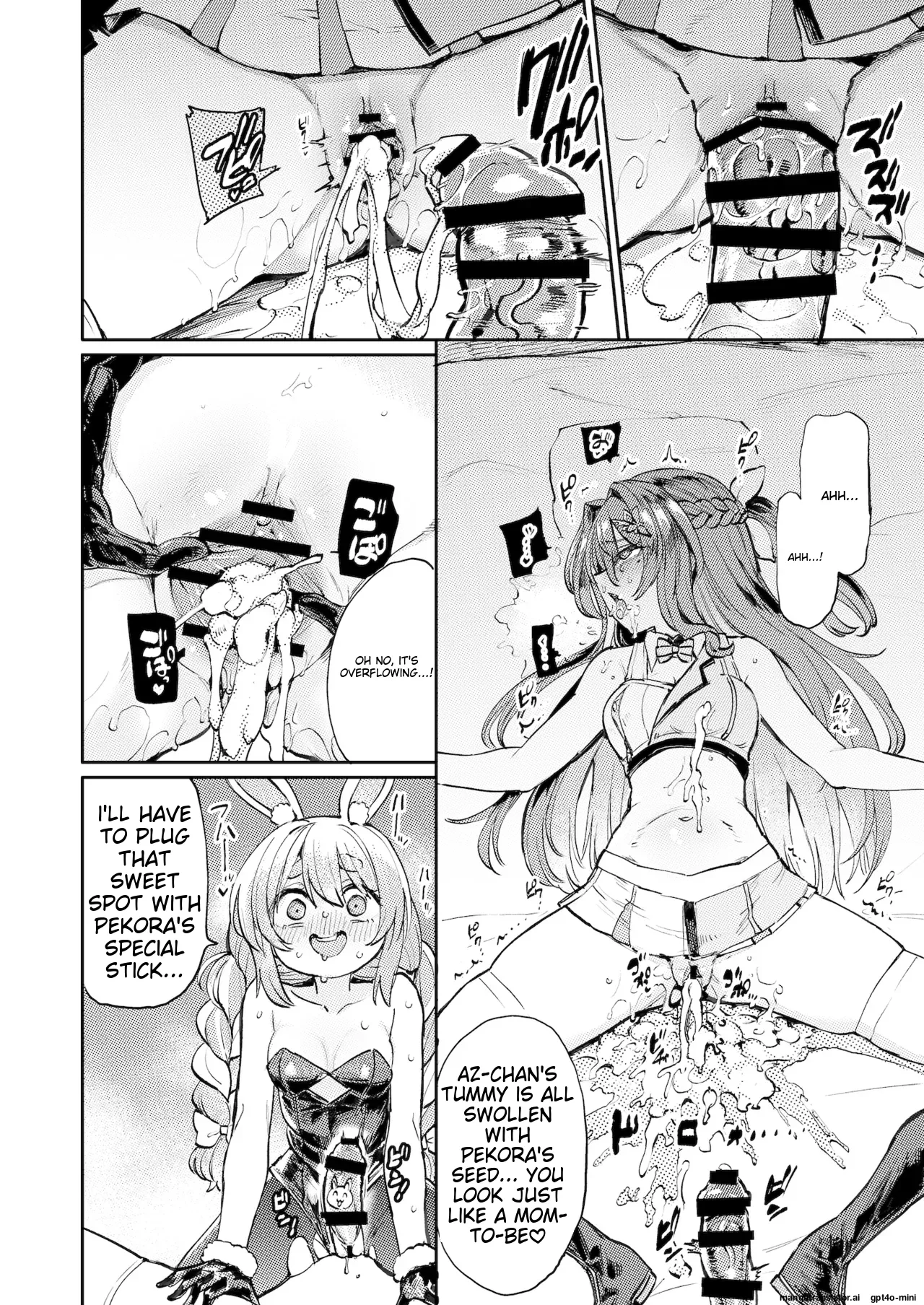 Hatsujou Usagi Rinkan Matsuri 2 Koyasai Hen page 19 featuring amane kanata hololive parody - paizuri rough translation hentai manga - read online free