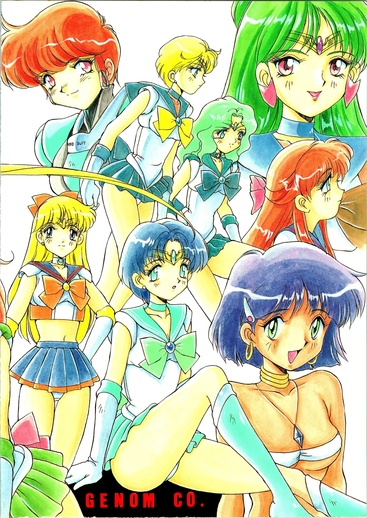 Mizuyoukan WORKS page 125 featuring sailor mars minky momo parody - big breasts very long hair hentai manga - read online free