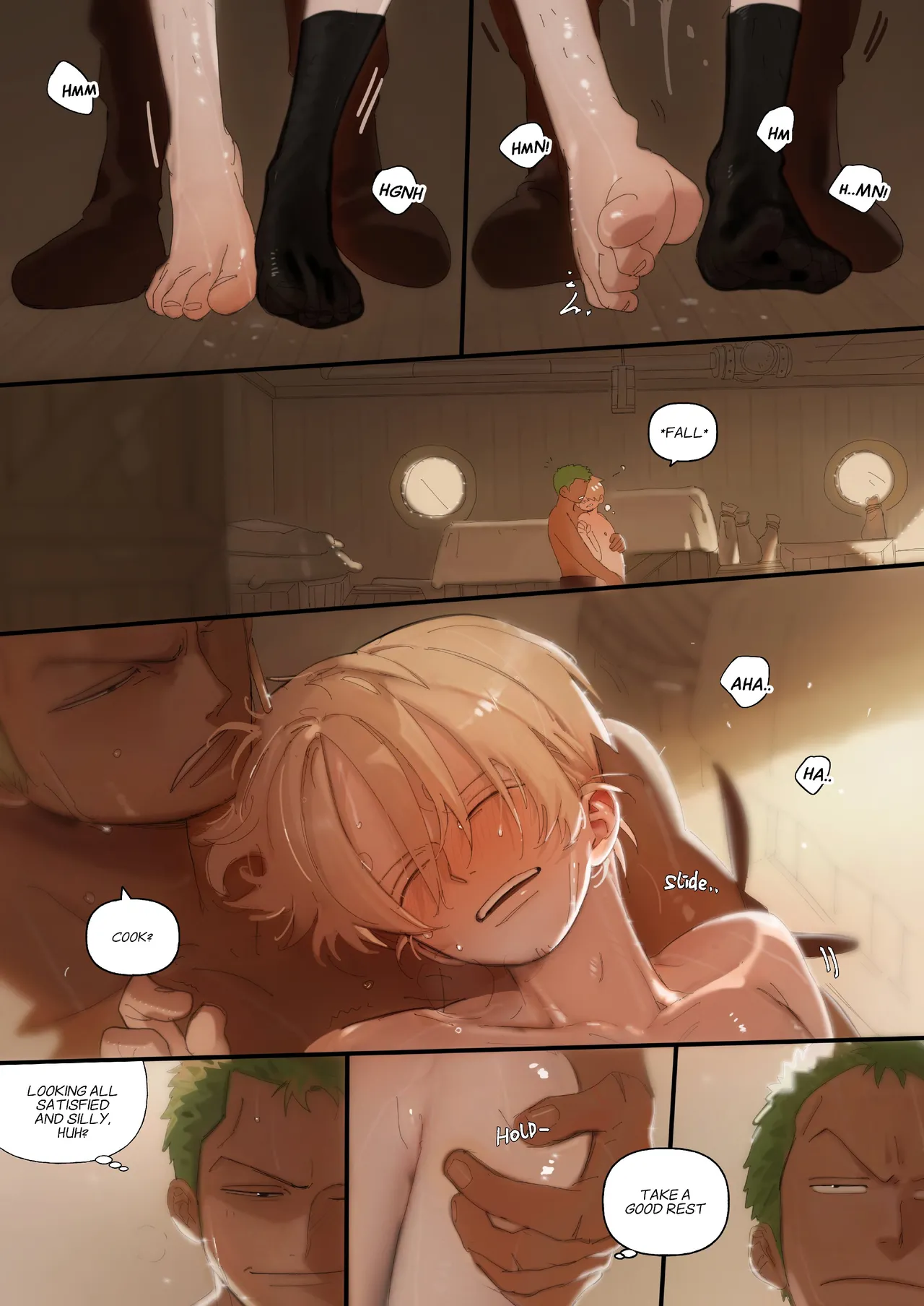 Olu1132 Zosan on the Merry page 40 featuring sanji vinsmoke - full color uncensored hentai manga - read online free