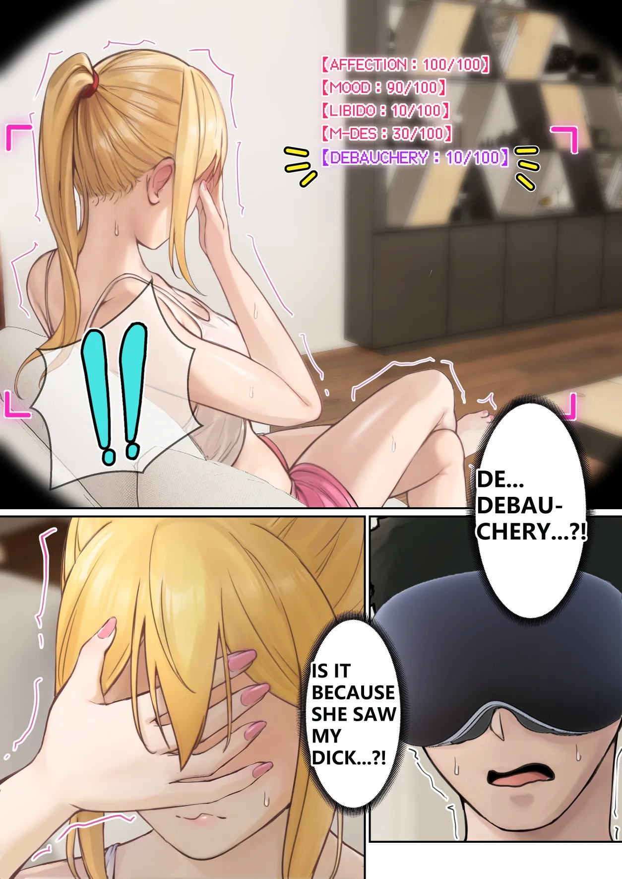My AR glasses can see various stats about my foster sister?! page 12 original parody - inseki big breasts hentai manga - read online free