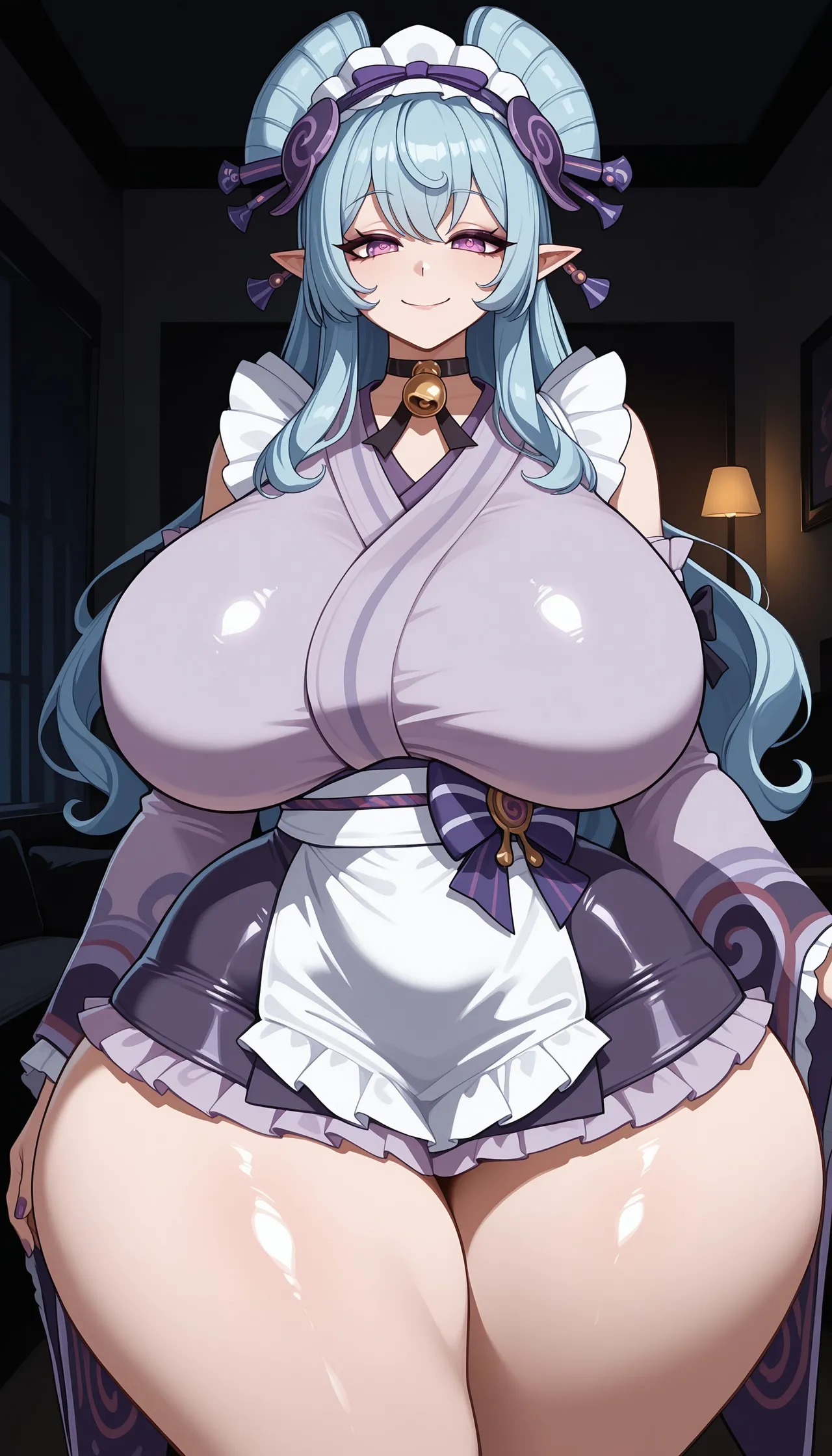 Mizuki BBC rahmat ai generated page 14 featuring mizuki yumemizuki genshin impact parody - elf big breasts hentai manga - read online free